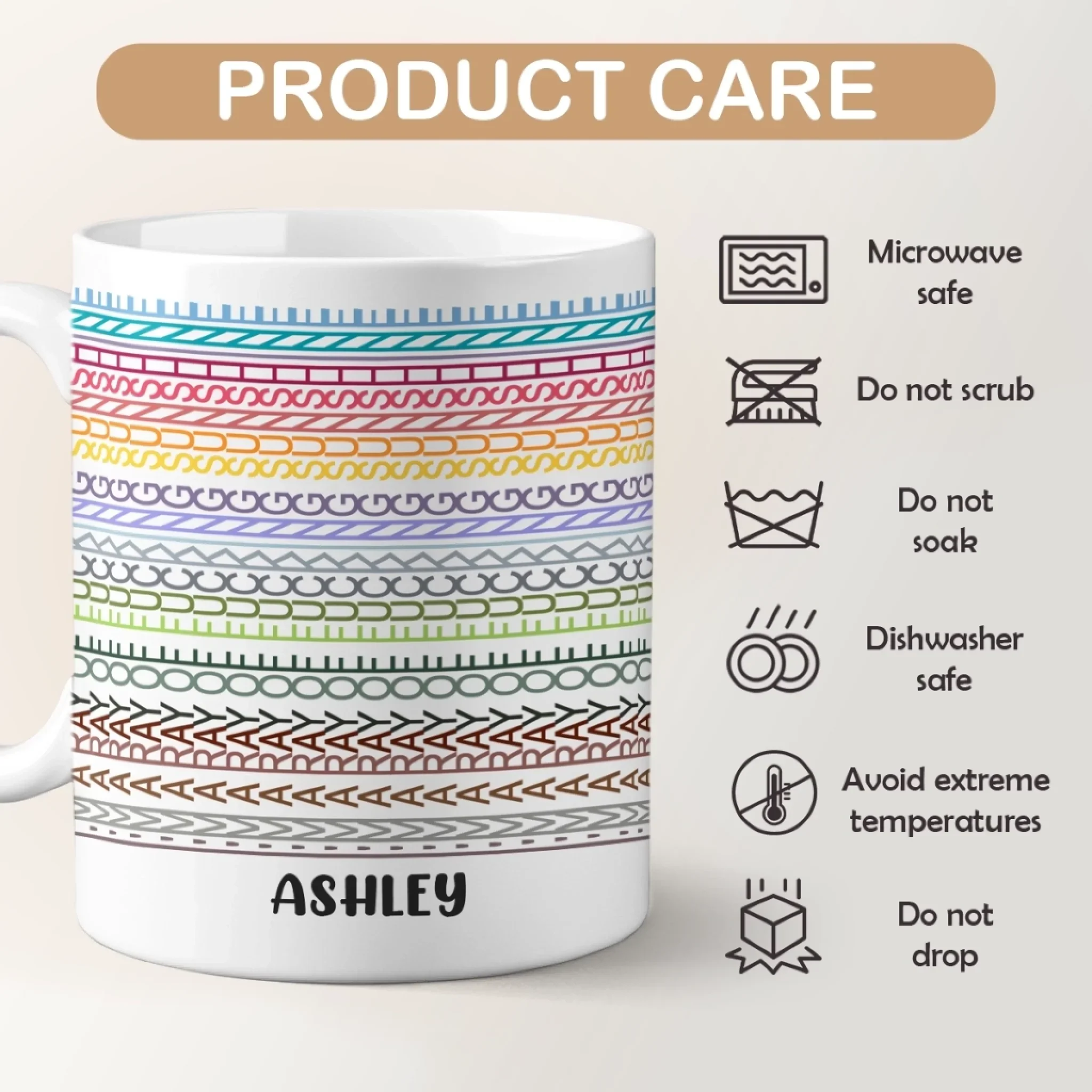 Custom Hidden Message Mug - Personalized Funny Gifts For Best Friends, Family, Coworker, Work Bestie - Sipping In Style - Image 5