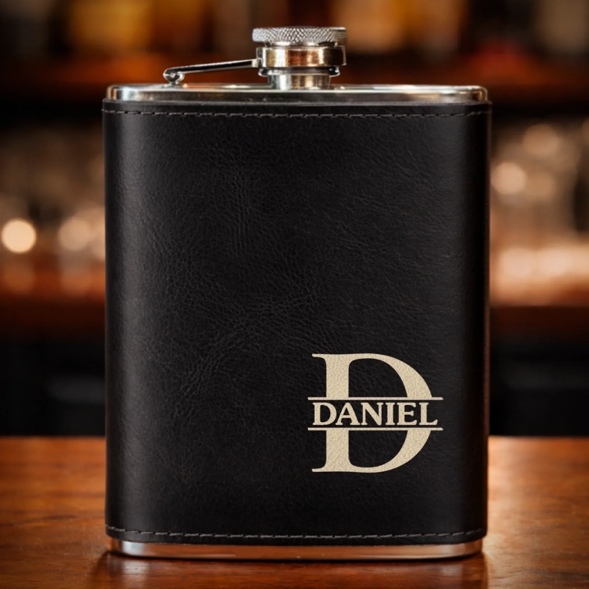 Custom Hip Flask Set - Personalized Anniversary Wedding Gifts For Husband And Wife, Him And Her - You Are My Daily Yes - Image 6