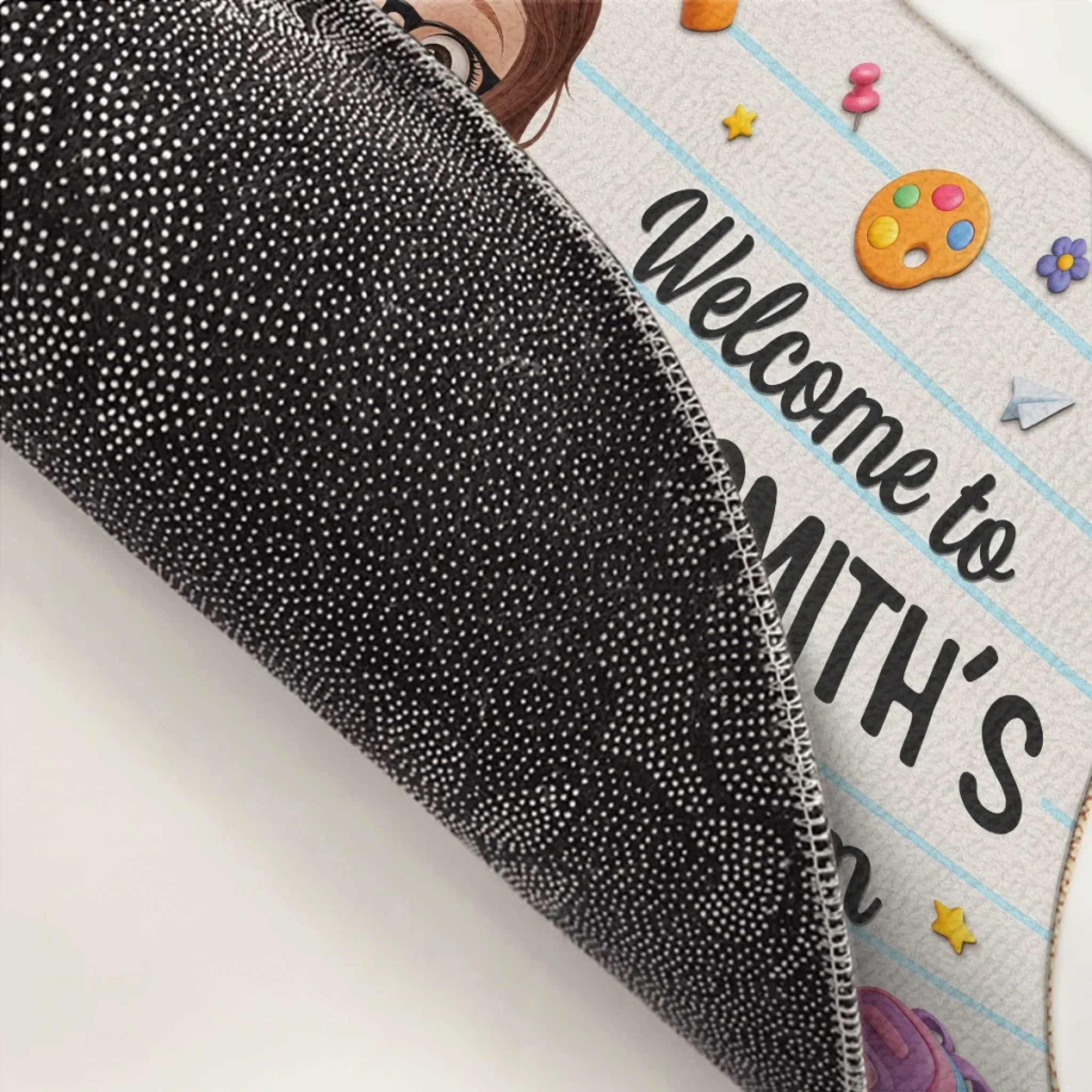 Custom Home Decor Decorative Mat - Personalized Back To School Gifts For Teachers - Inspiring Minds With Love - Image 5