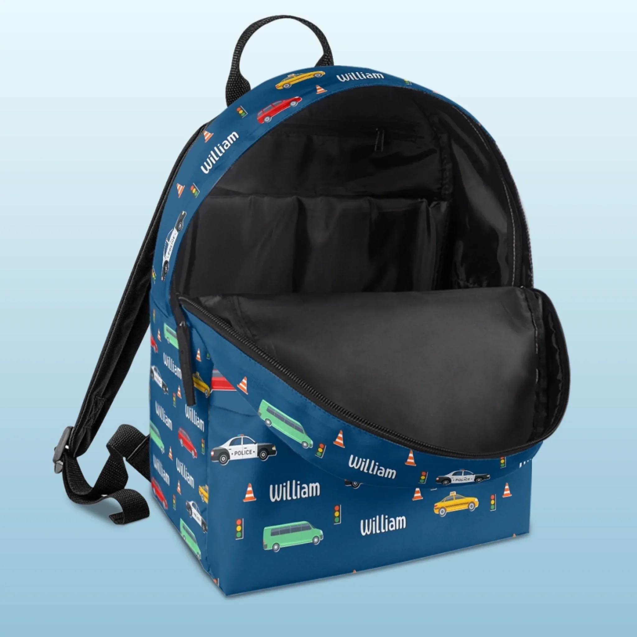 Custom Kids Backpack - Personalized Back To School Gifts For Kids - All Roads Lead To Fun - Image 5