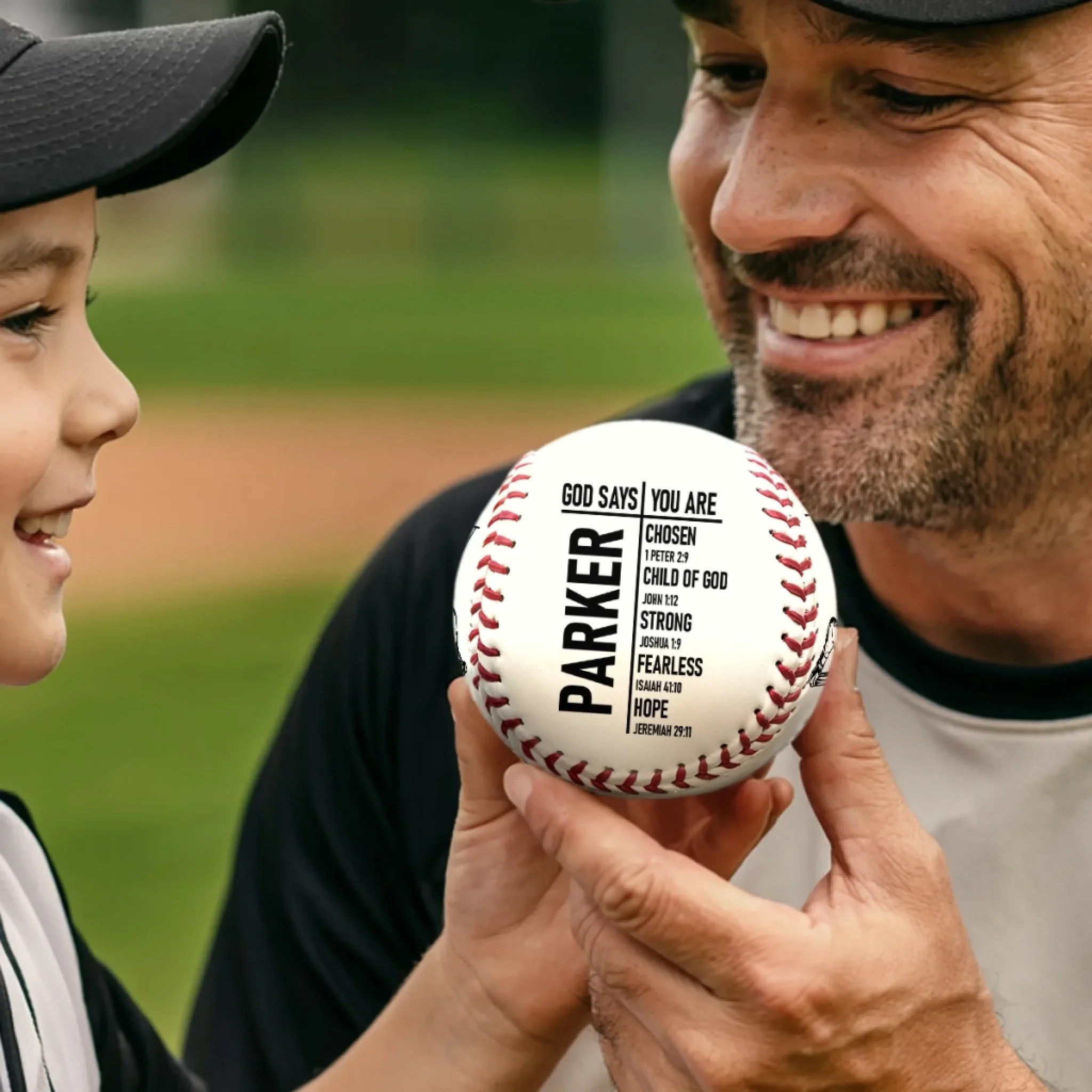 Custom Leather Baseball - Personalized Birthday Baseball Gifts For Baseball Lovers, Sports Fans, Sports Lovers - Life Is Better At The Ballpark - Image 3