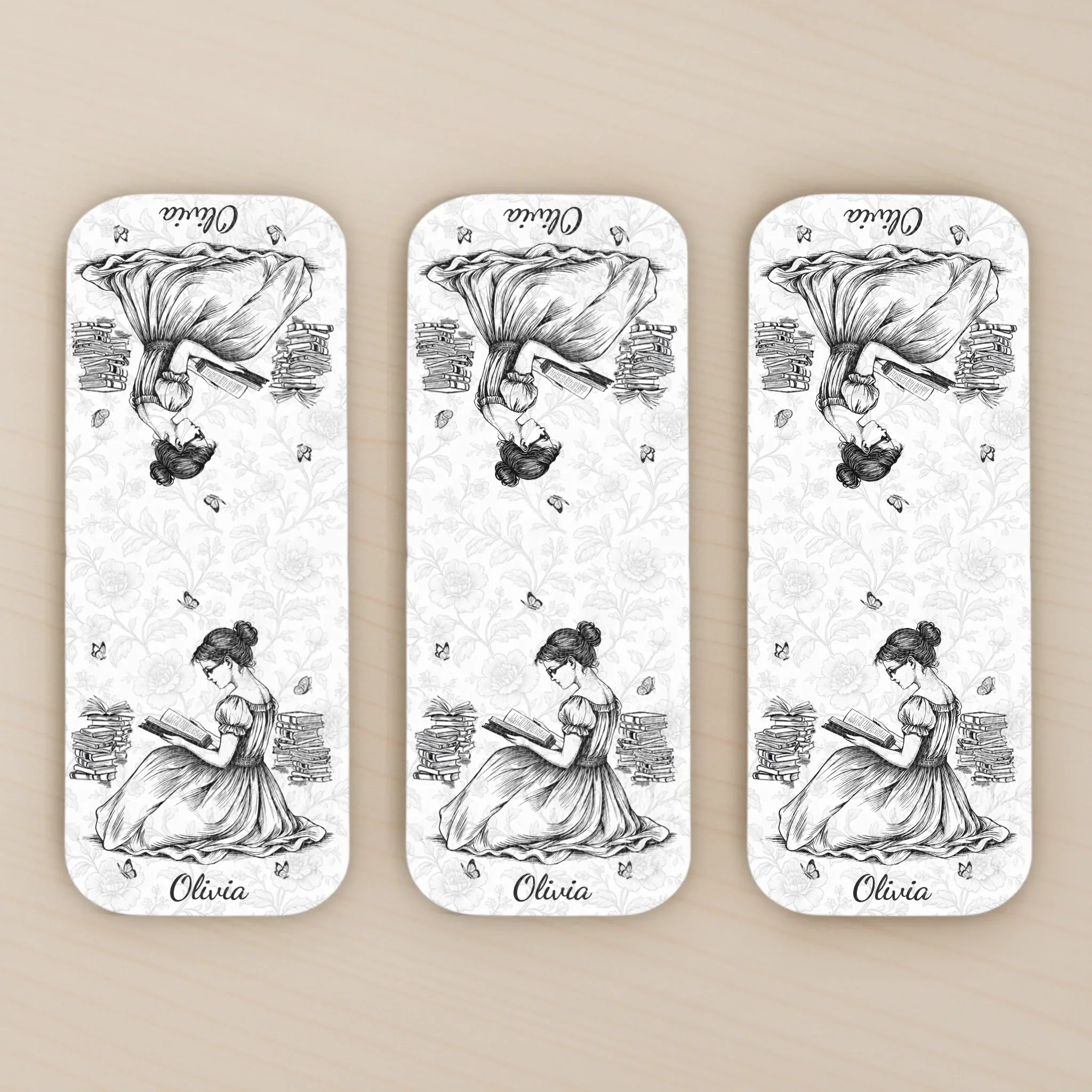 Custom Leather Magnetic Bookmark - Personalized  Bookish Gifts For Book Lovers, Bookworms, Readers - Dream In Pages - Image 4
