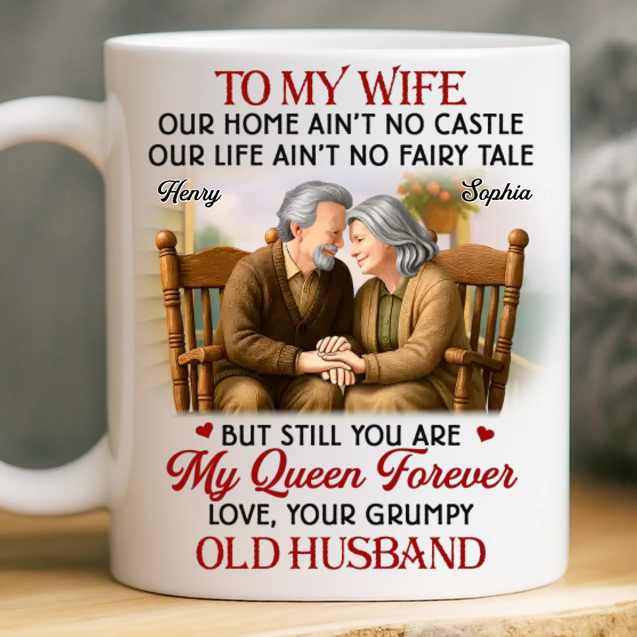 Custom Mug - Personalized Anniversary Wedding Gifts For Husband And Wife, Him And Her - Always Better Together - Image 2