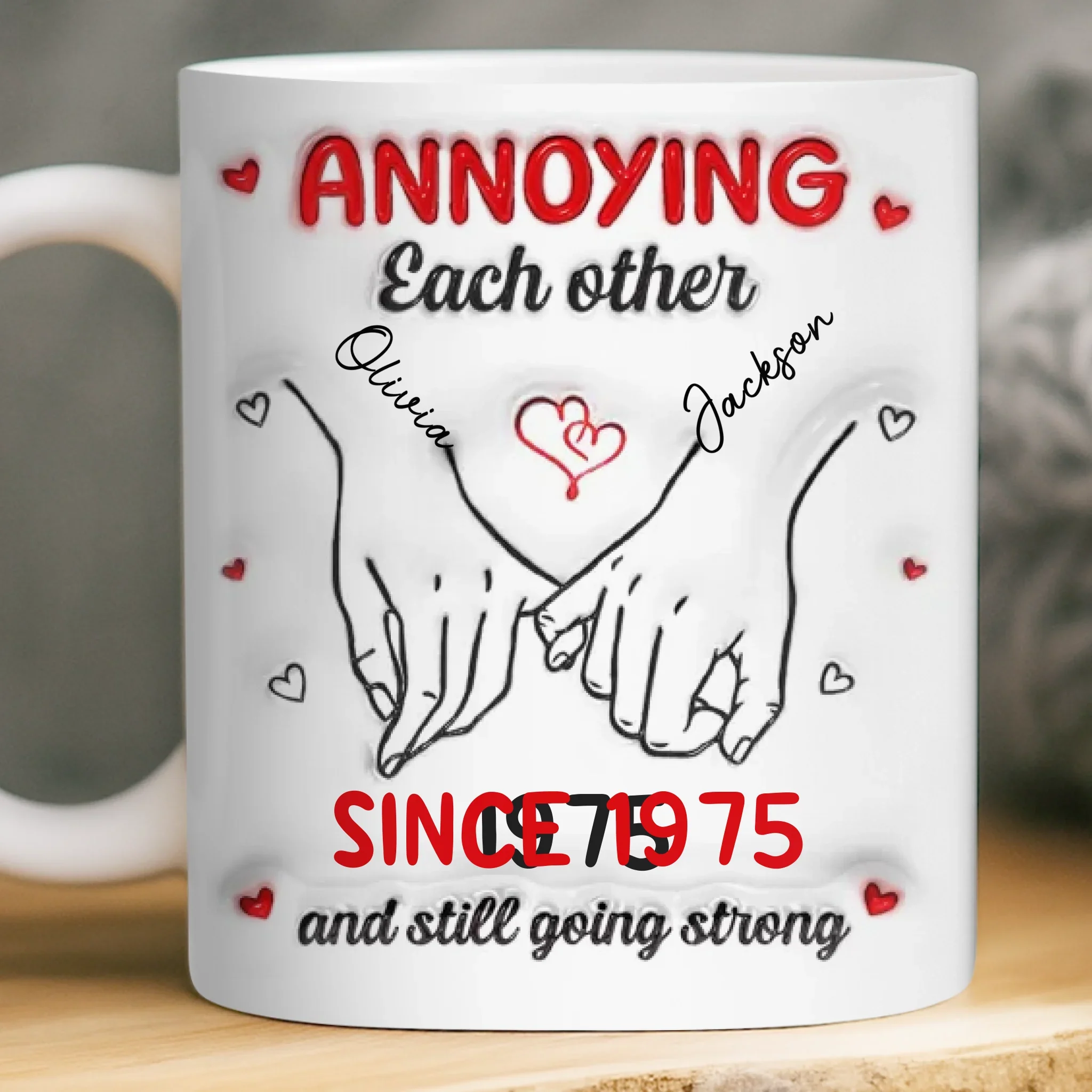 Custom Mug - Personalized Anniversary Wedding Gifts For Husband And Wife, Him And Her - Always Choosing Each Other - Image 2