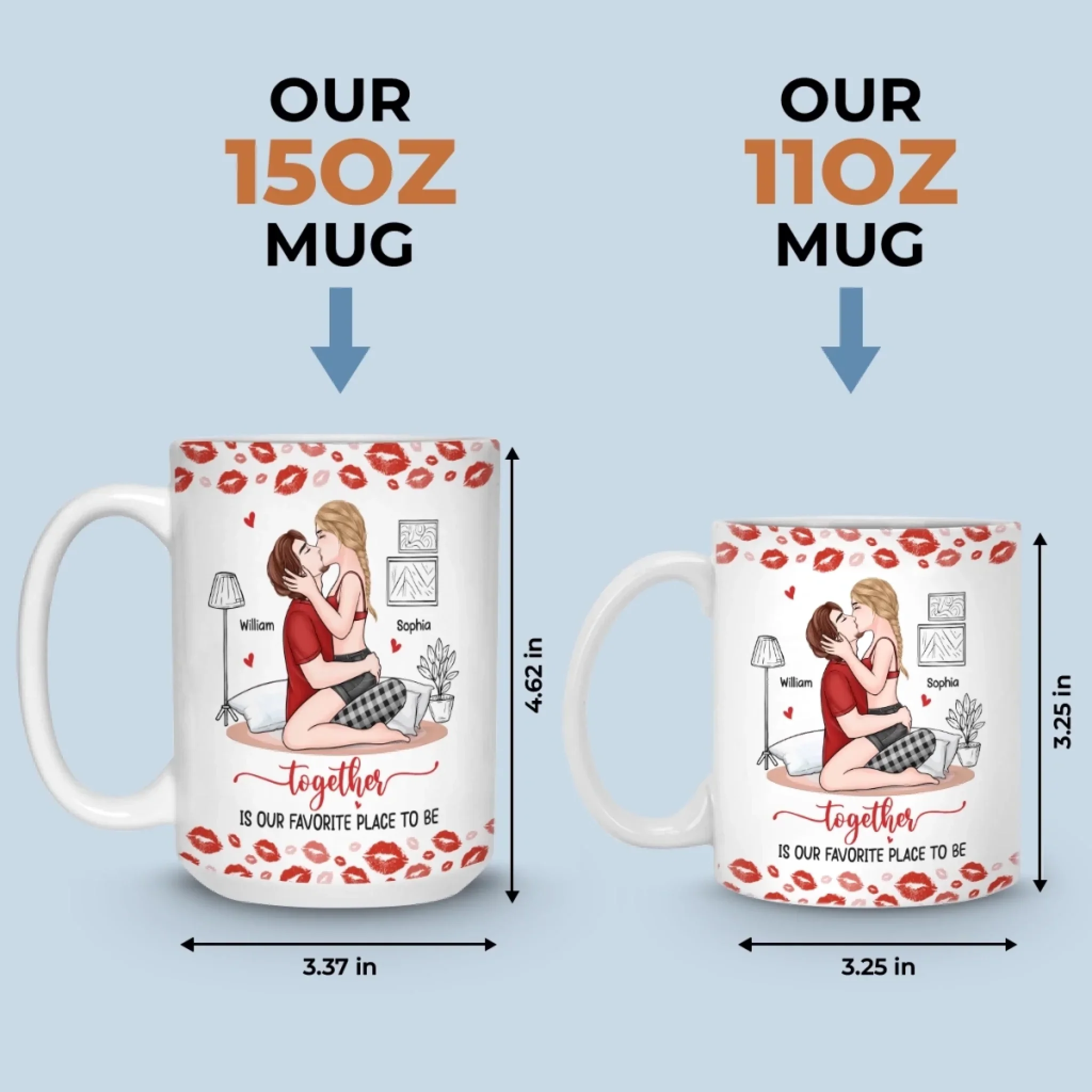 Custom Mug - Personalized Anniversary Wedding Gifts For Husband And Wife, Him And Her - Choosing You Every Day - Image 7