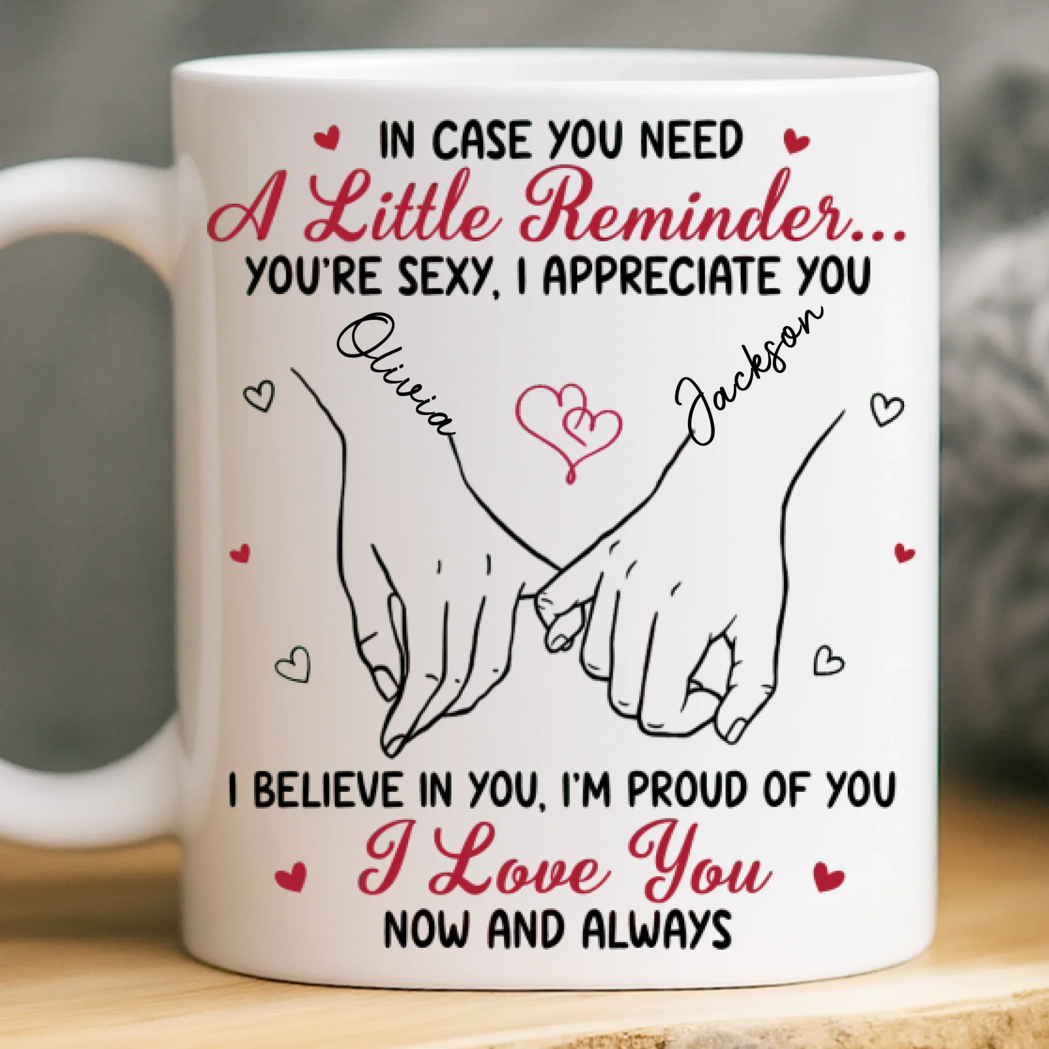 Custom Mug - Personalized Anniversary Wedding Gifts For Husband And Wife, Him And Her - Love Growing In Every Season - Image 2