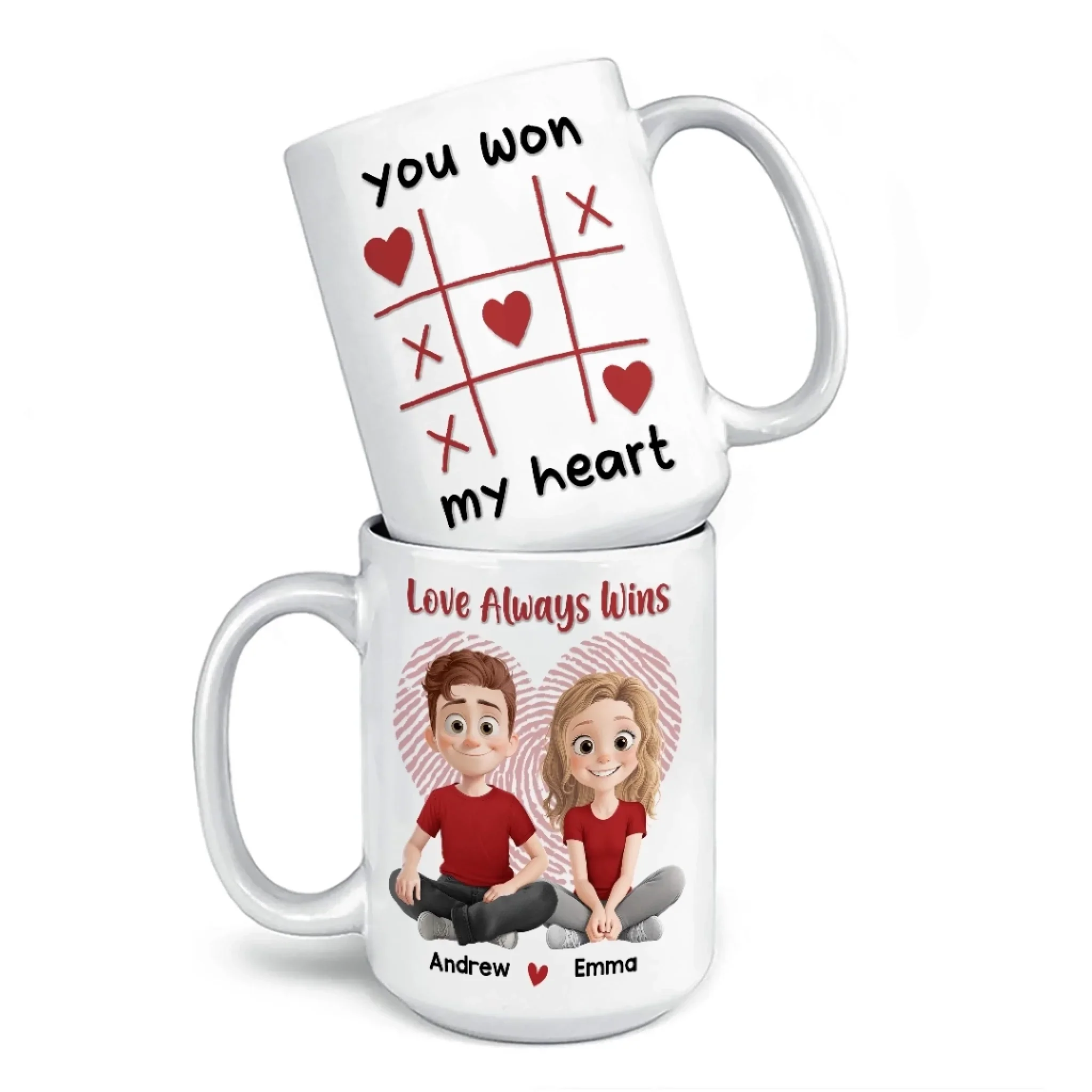 Custom Mug - Personalized Anniversary Wedding Gifts For Husband And Wife, Him And Her - My Happily Ever After - Image 4