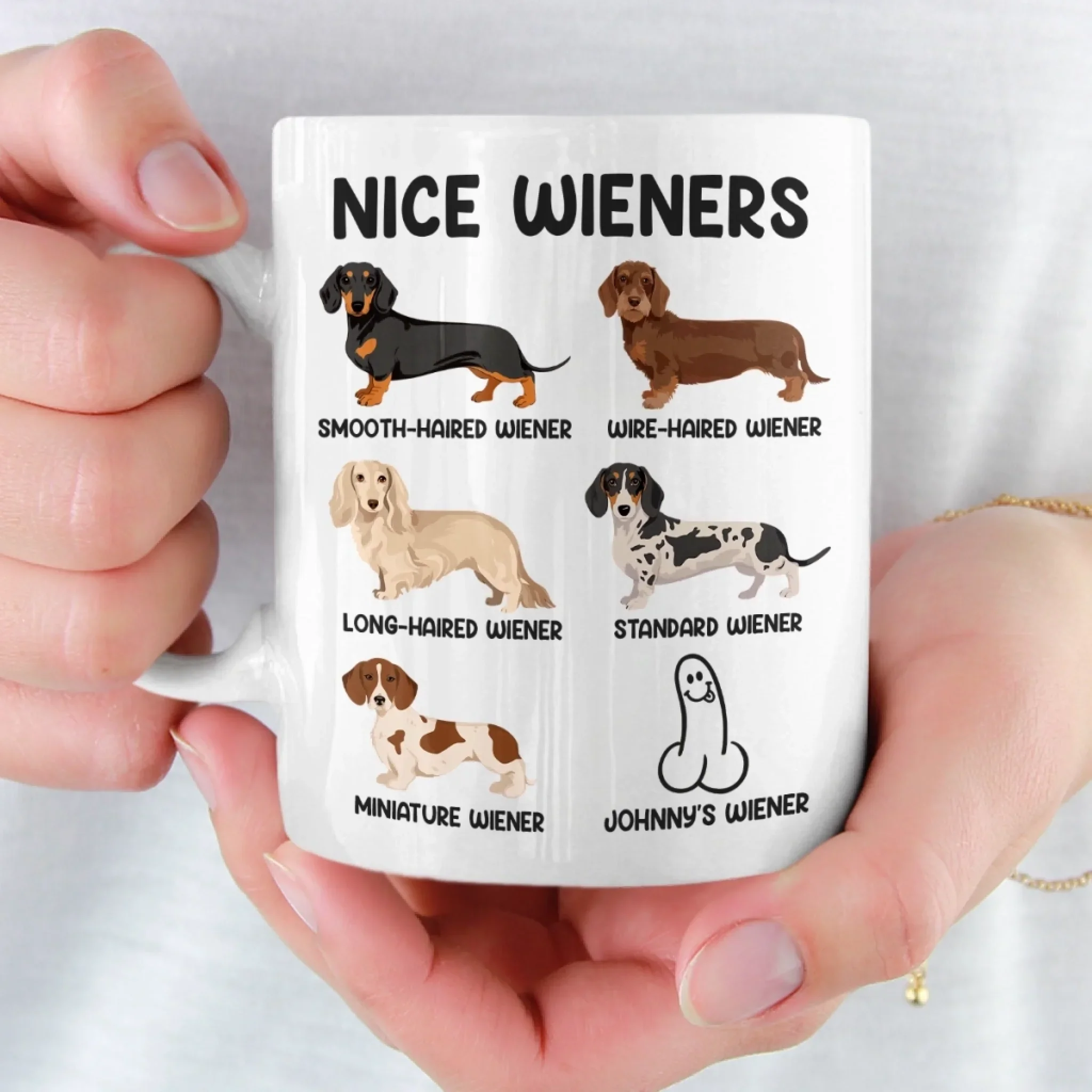 Custom Mug - Personalized Anniversary Wedding Gifts For Husband And Wife, Him And Her - My Man My Daily Chaos - Image 5