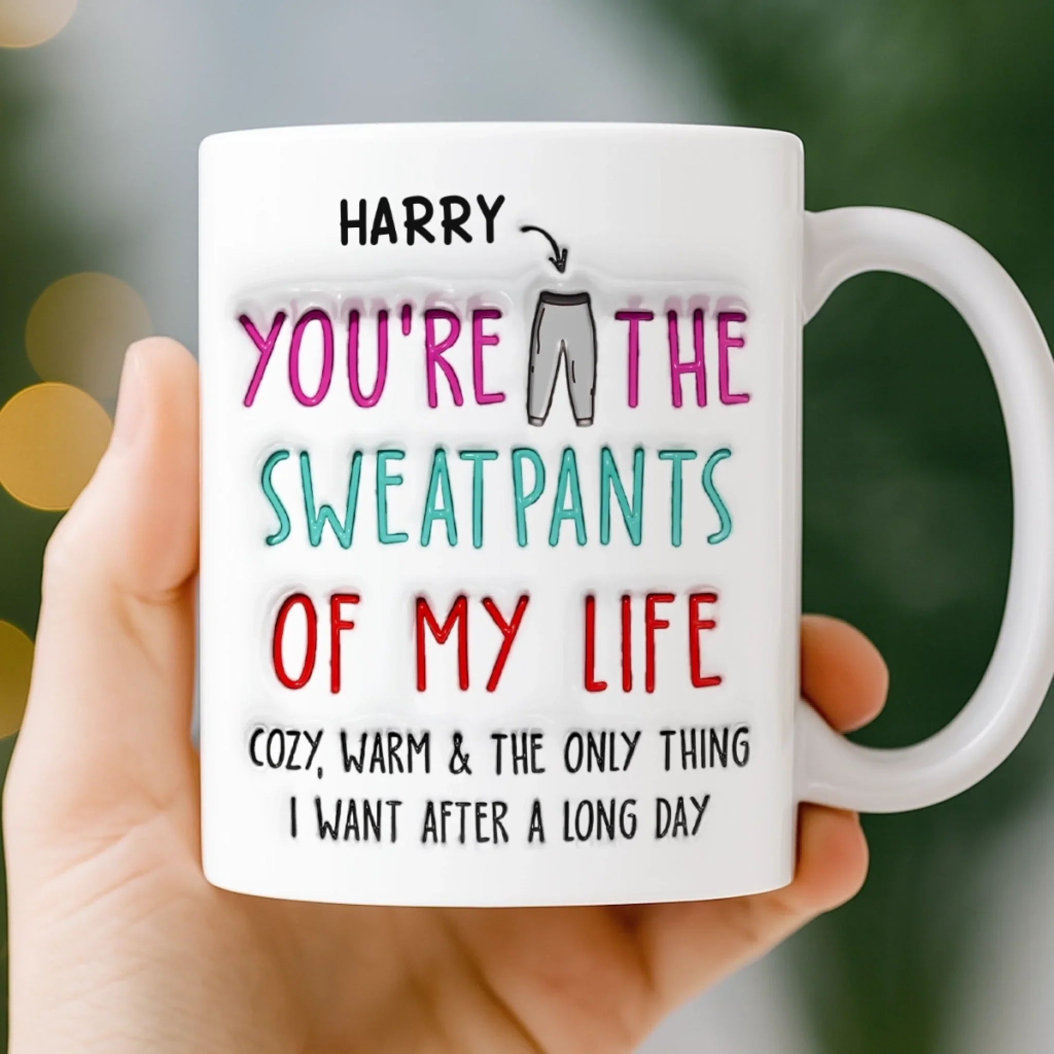 Custom Mug - Personalized Anniversary Wedding Gifts For Husband And Wife, Him And Her - Our Love Feels Easy - Image 4