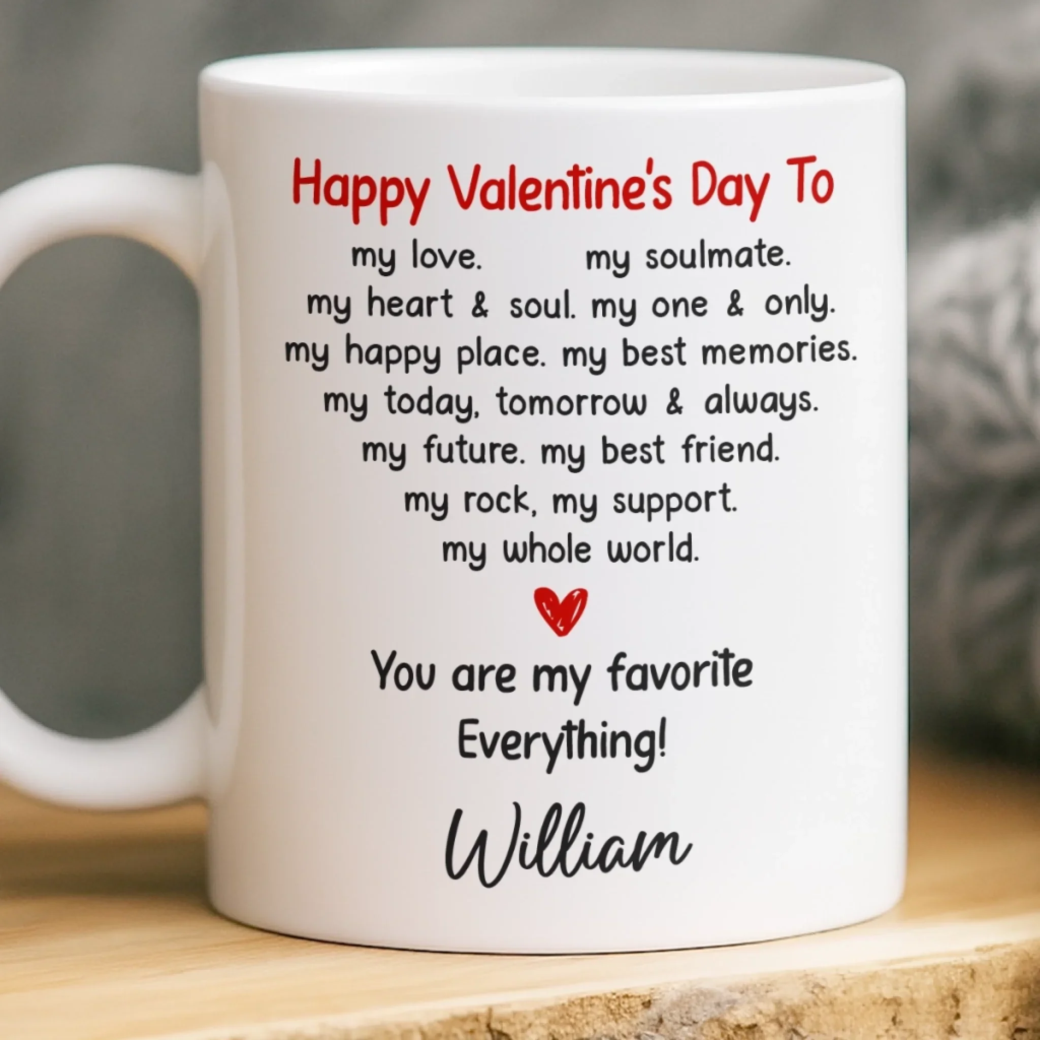 Custom Mug - Personalized Anniversary Wedding Gifts For Husband And Wife, Him And Her - Our Love Moves Forward