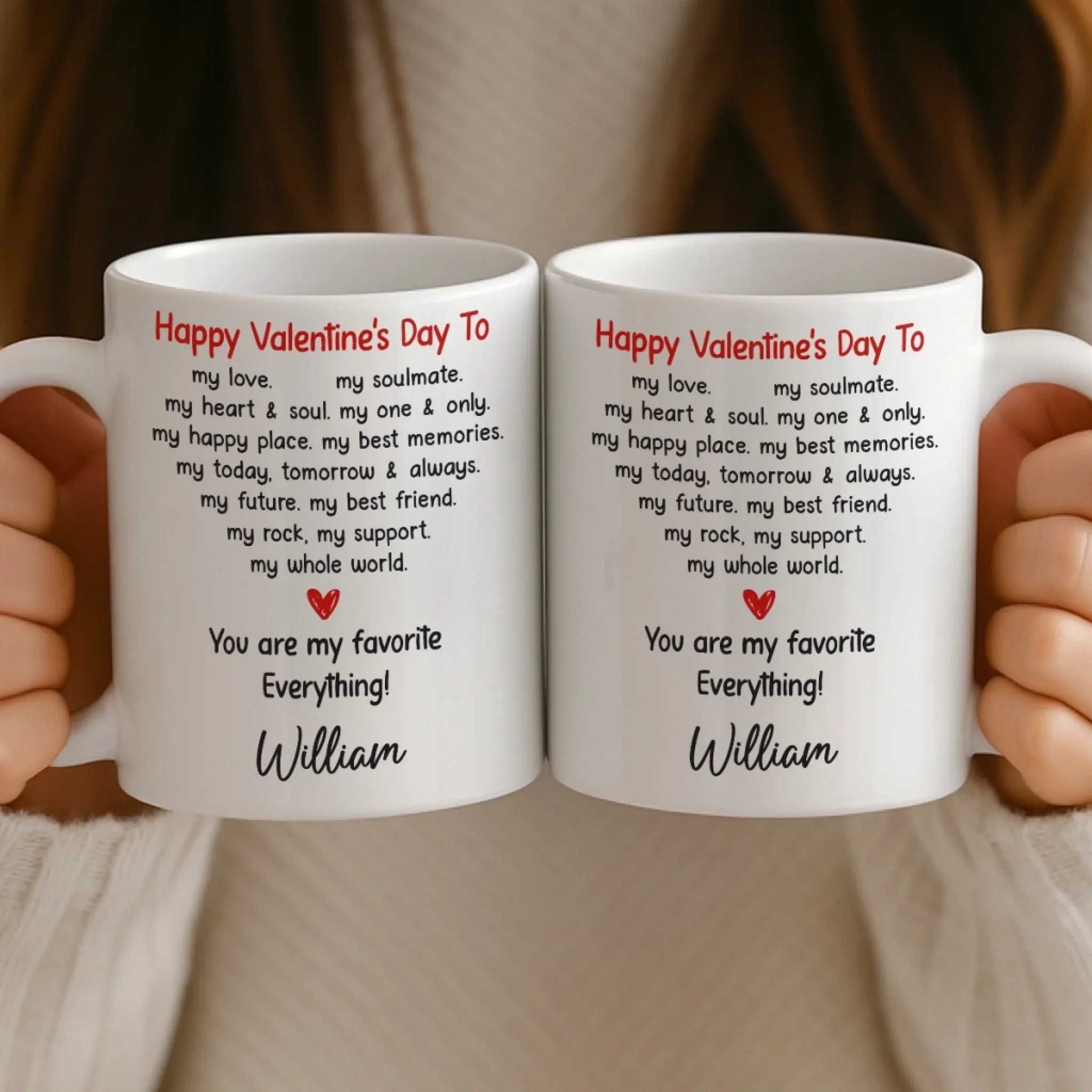 Custom Mug - Personalized Anniversary Wedding Gifts For Husband And Wife, Him And Her - Our Love Moves Forward - Image 4