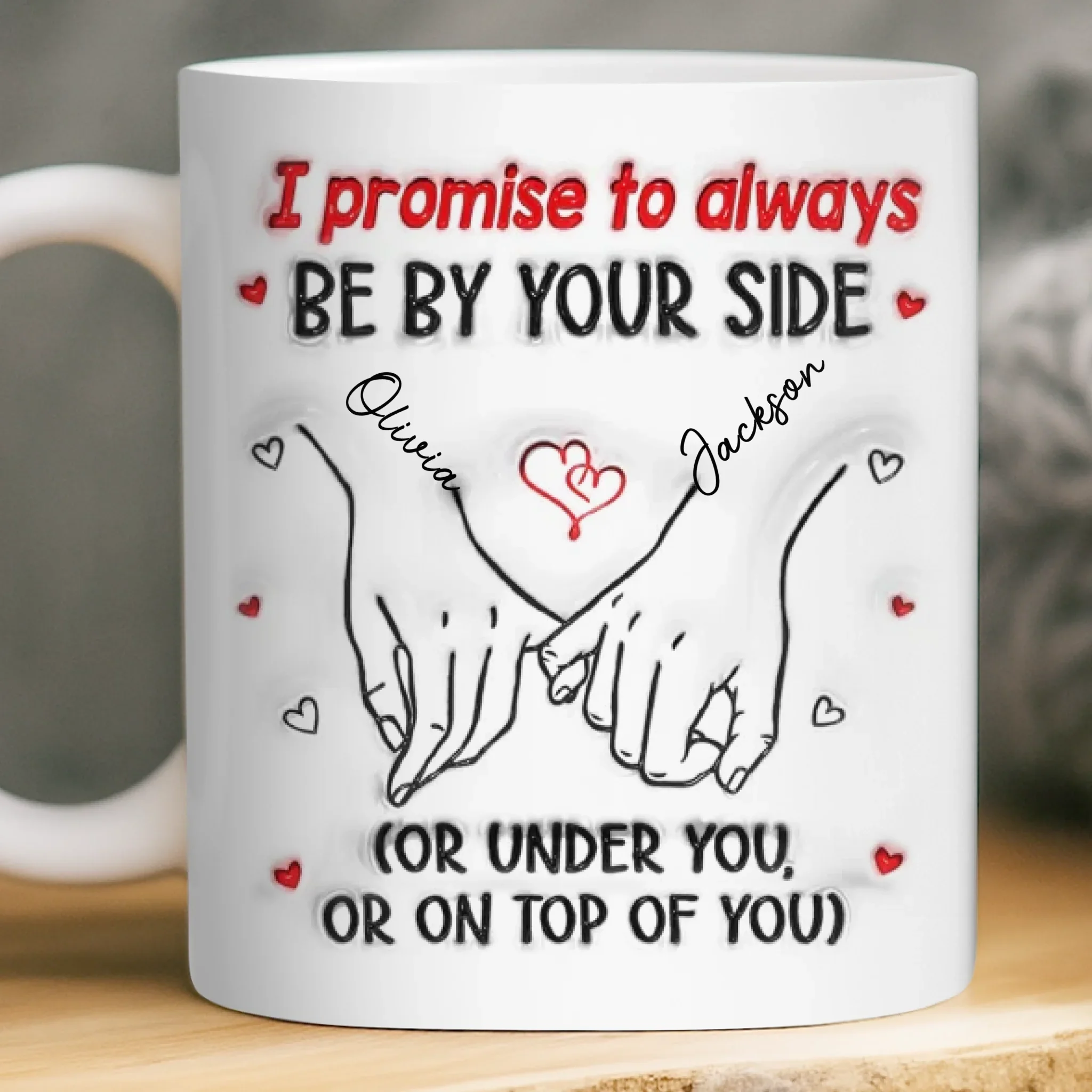 Custom Mug - Personalized Anniversary Wedding Gifts For Husband And Wife, Him And Her - Our Love Still Grows - Image 3
