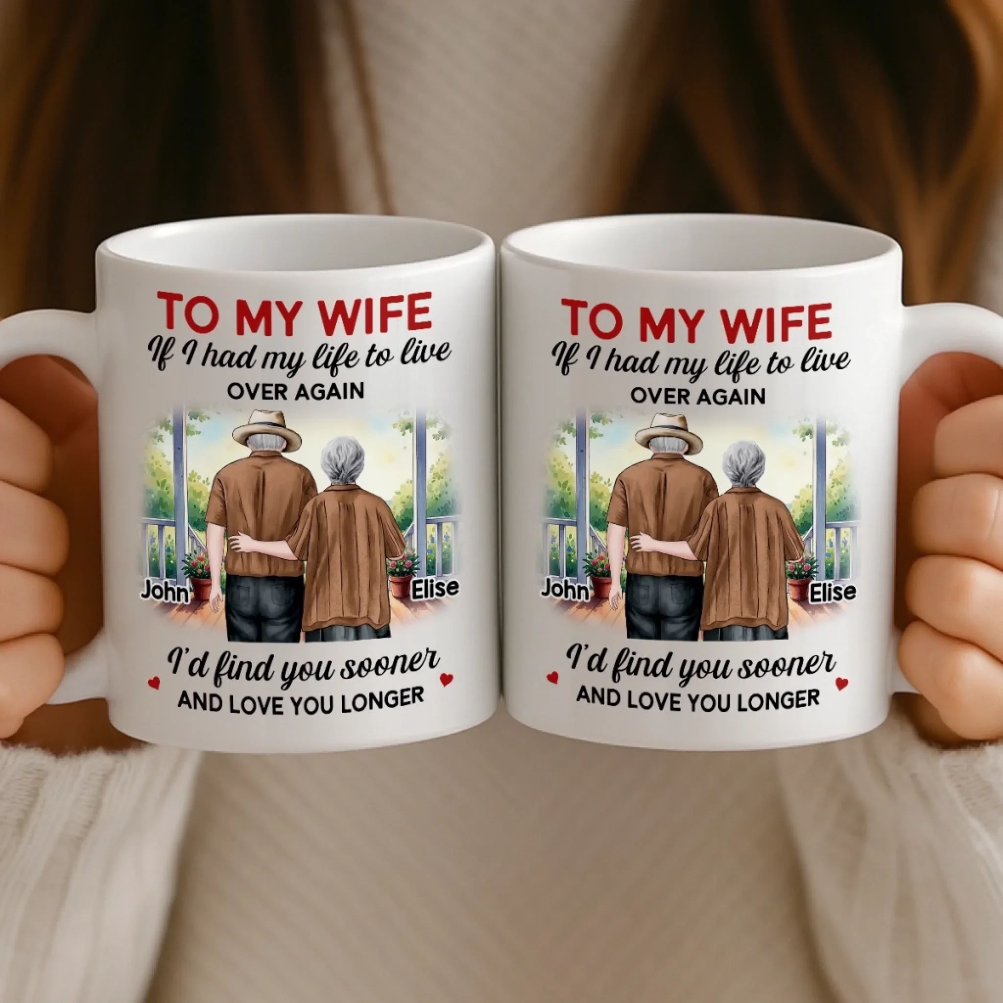 Custom Mug - Personalized Anniversary Wedding Gifts For Husband And Wife, Him And Her - Still Choosing You Every Day - Image 4