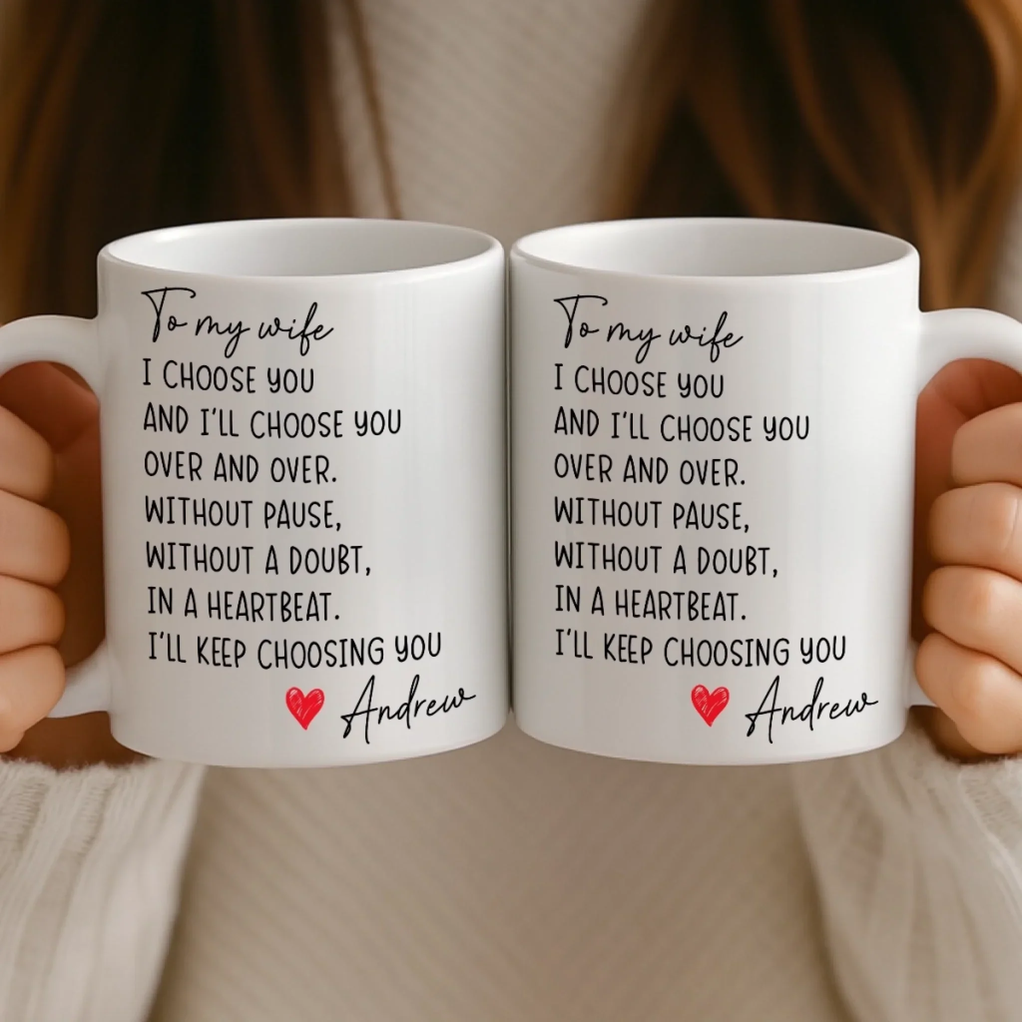 Custom Mug - Personalized Anniversary Wedding Gifts For Husband And Wife, Him And Her - Still Falling For You Always - Image 4