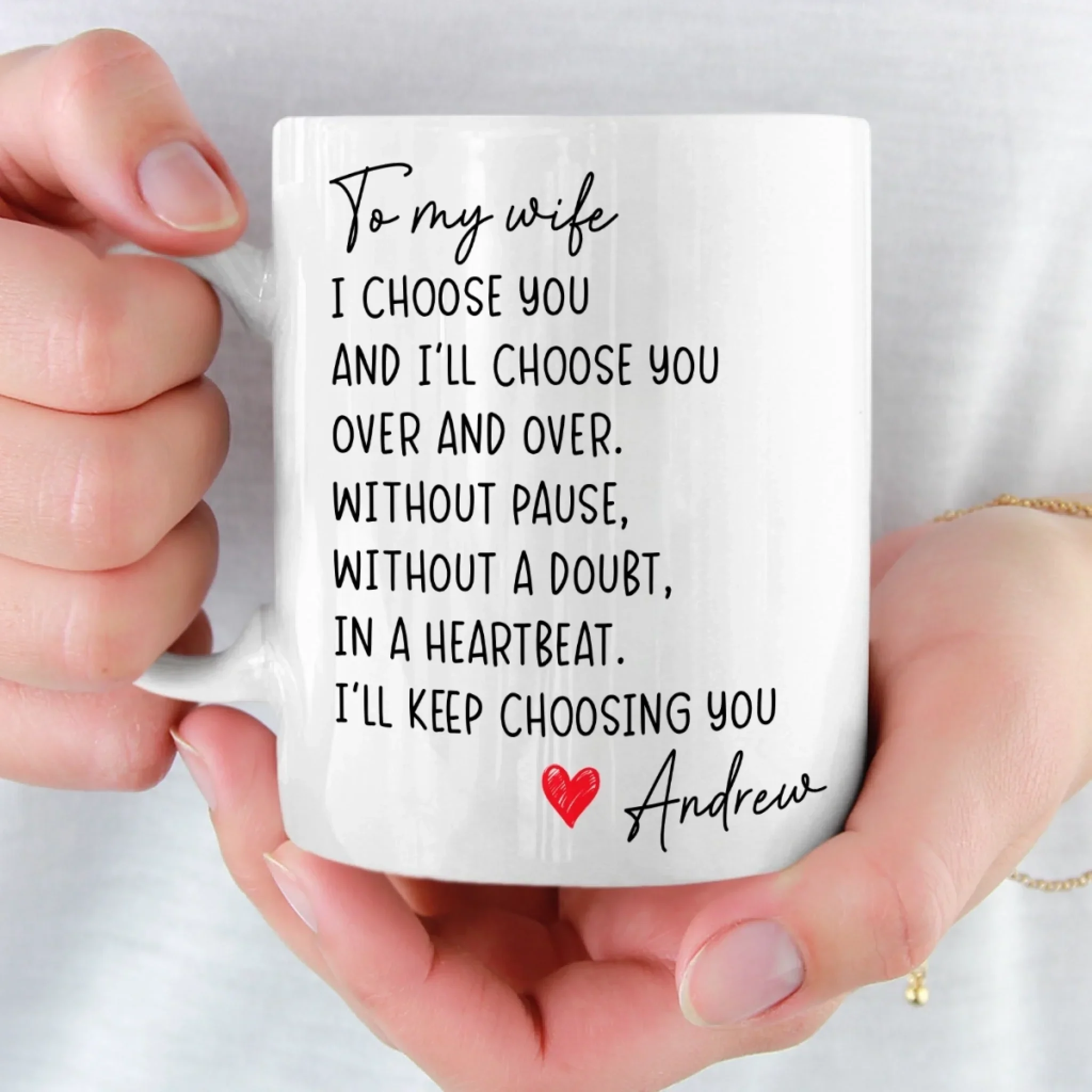 Custom Mug - Personalized Anniversary Wedding Gifts For Husband And Wife, Him And Her - Still Falling For You Always - Image 5