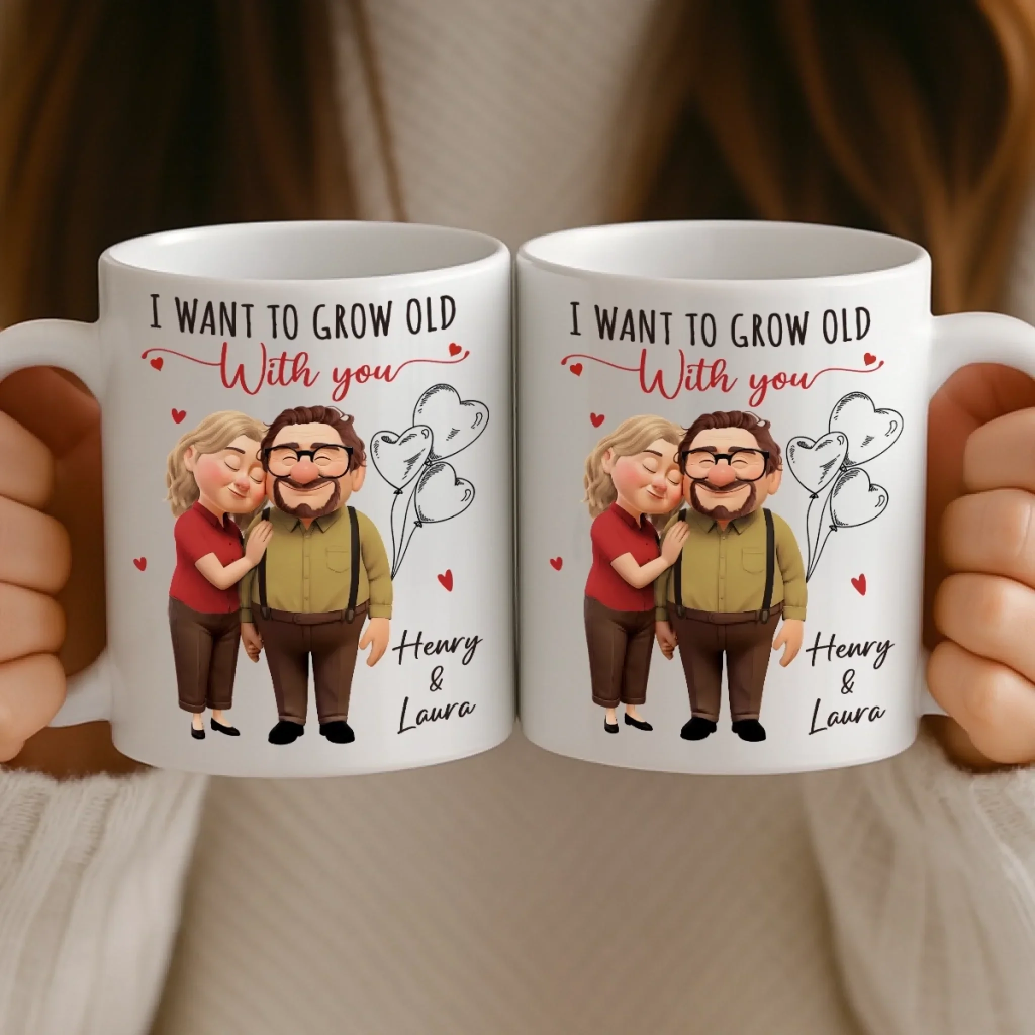 Custom Mug - Personalized Anniversary Wedding Gifts For Husband And Wife, Him And Her - Together We Make Sense - Image 4