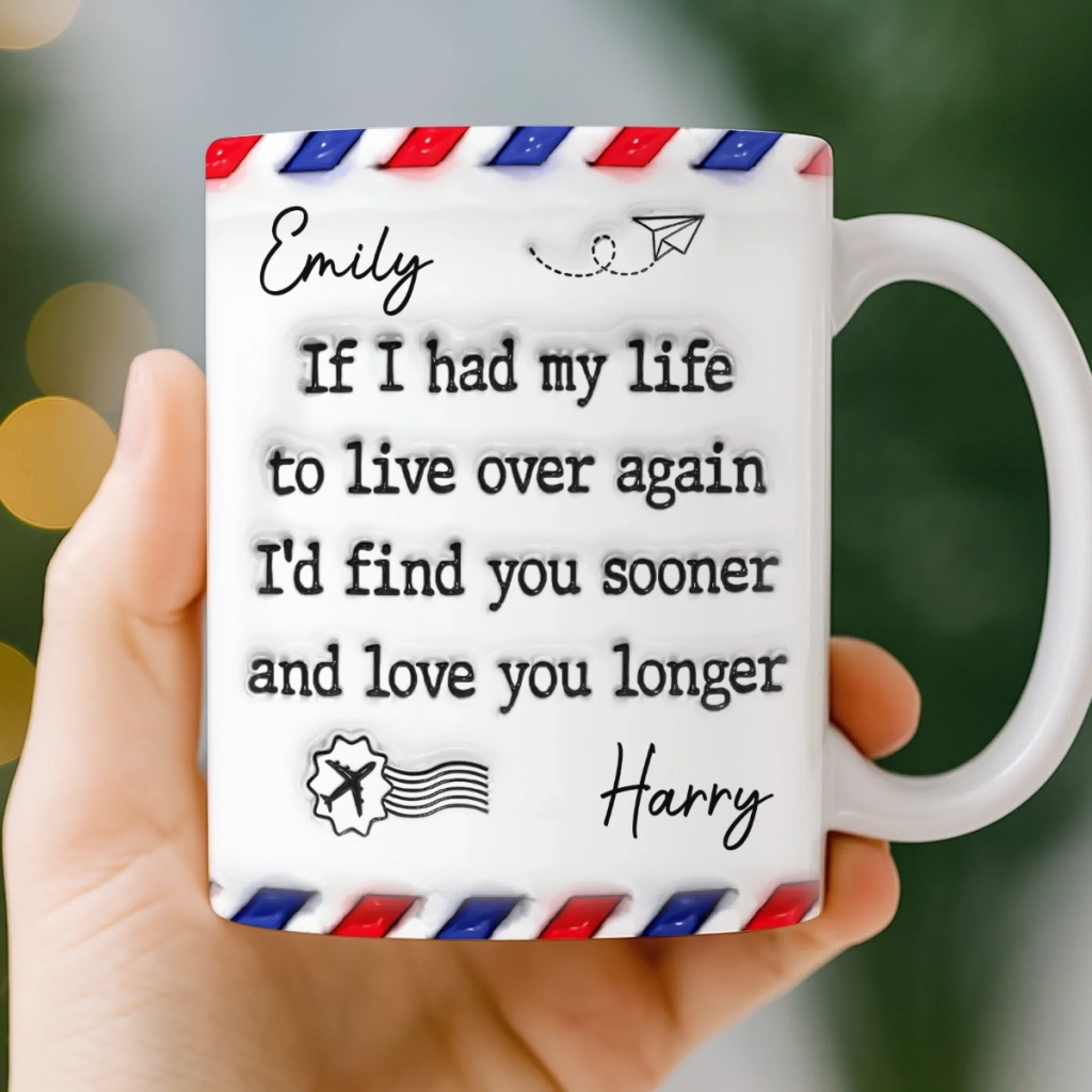 Custom Mug - Personalized Anniversary Wedding Gifts For Husband And Wife, Him And Her - You And I Forever - Image 4