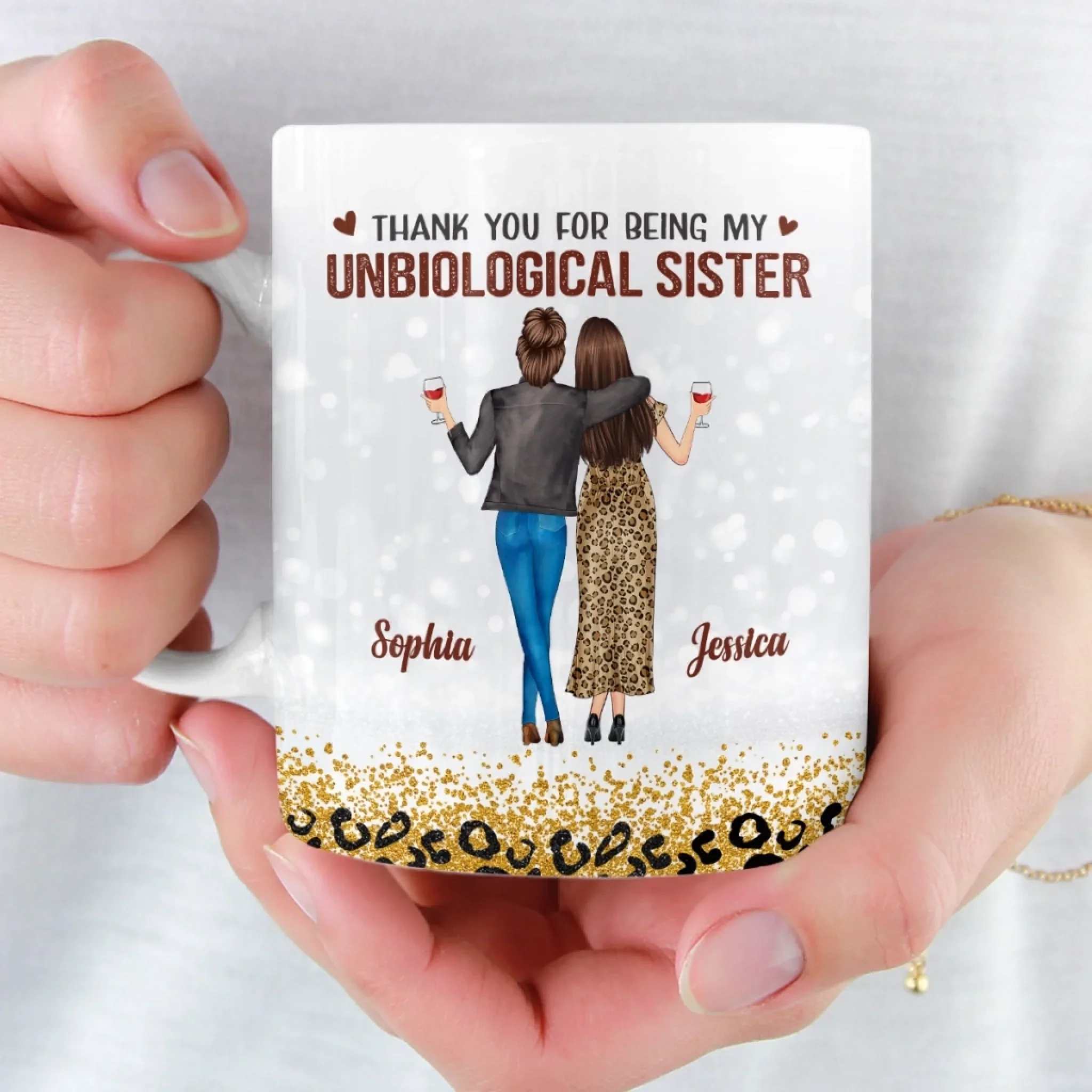 Custom Mug - Personalized Best Friend Birthday Gifts For Women, Besties, Sisters, BFF - Better With You - Image 6