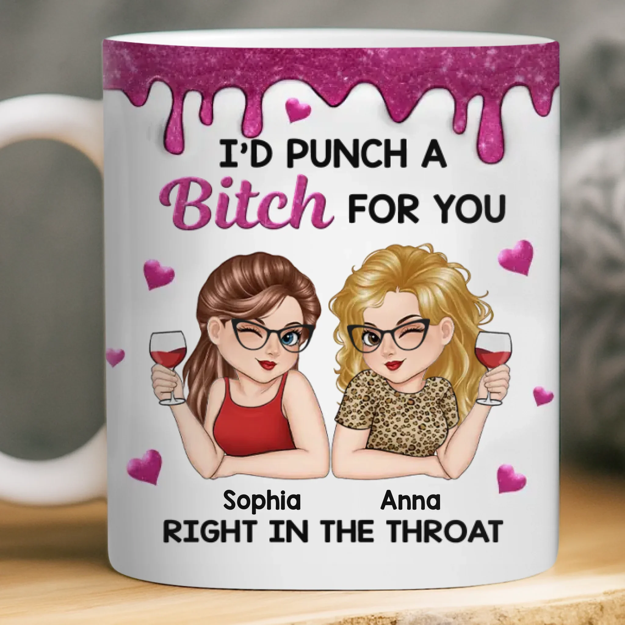 Custom Mug - Personalized Best Friend Birthday Gifts For Women, Besties, Sisters, BFF - Chaos Coordinator And Partner In Crime - Image 3