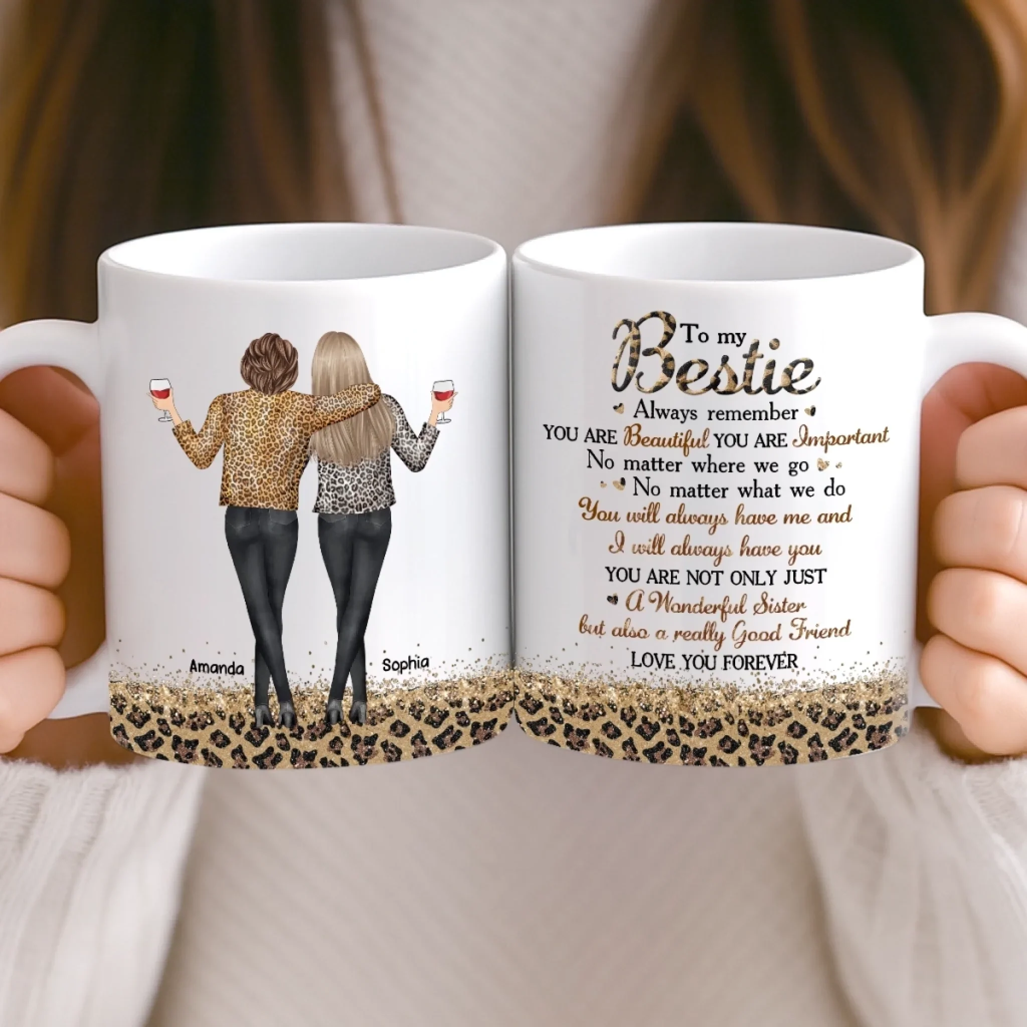 Custom Mug - Personalized Best Friend Birthday Gifts For Women, Besties, Sisters, BFF - Trust Never Failed - Image 5