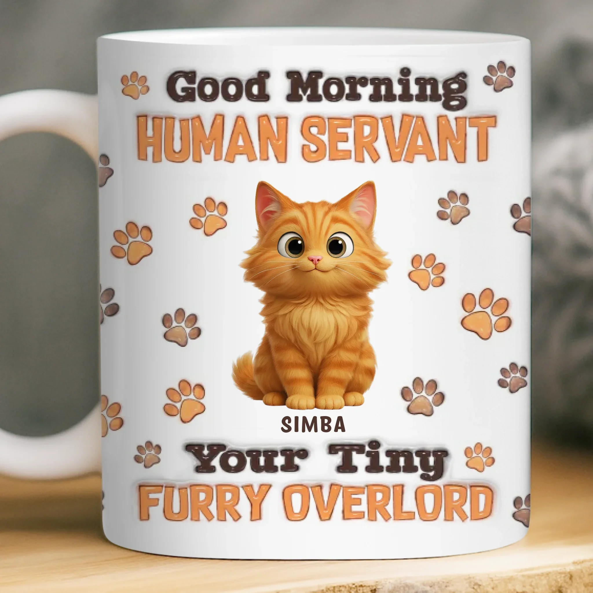 Custom Mug - Personalized Birthday Gifts For Cat Lovers, Cat Mom And Dad - Cats Make Everything Softer - Image 2