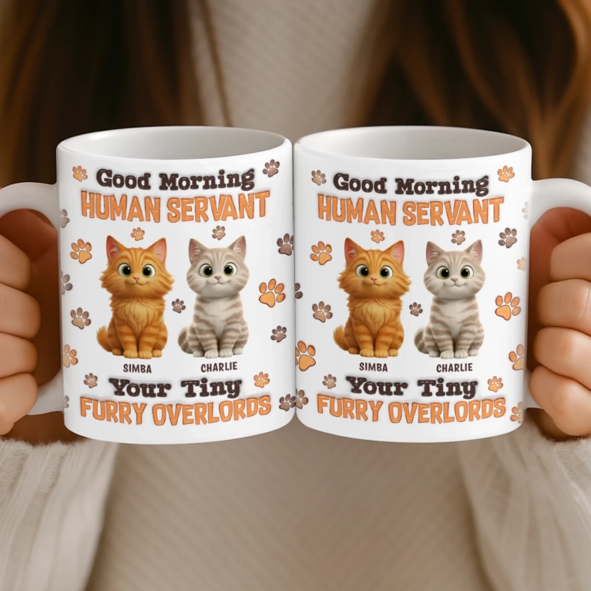 Custom Mug - Personalized Birthday Gifts For Cat Lovers, Cat Mom And Dad - Cats Make Everything Softer - Image 5