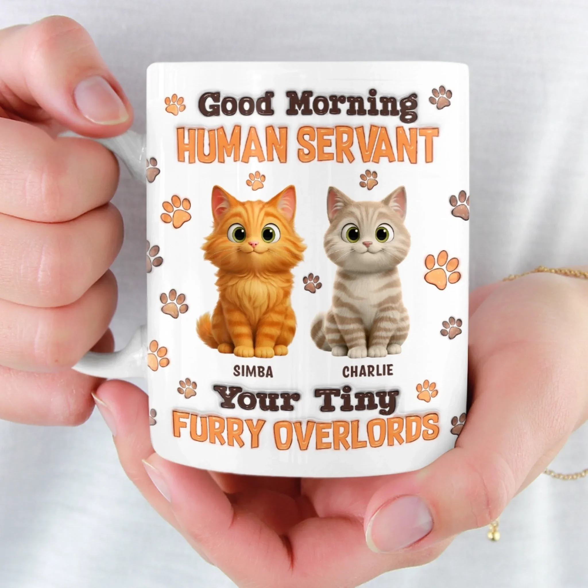Custom Mug - Personalized Birthday Gifts For Cat Lovers, Cat Mom And Dad - Cats Make Everything Softer - Image 6