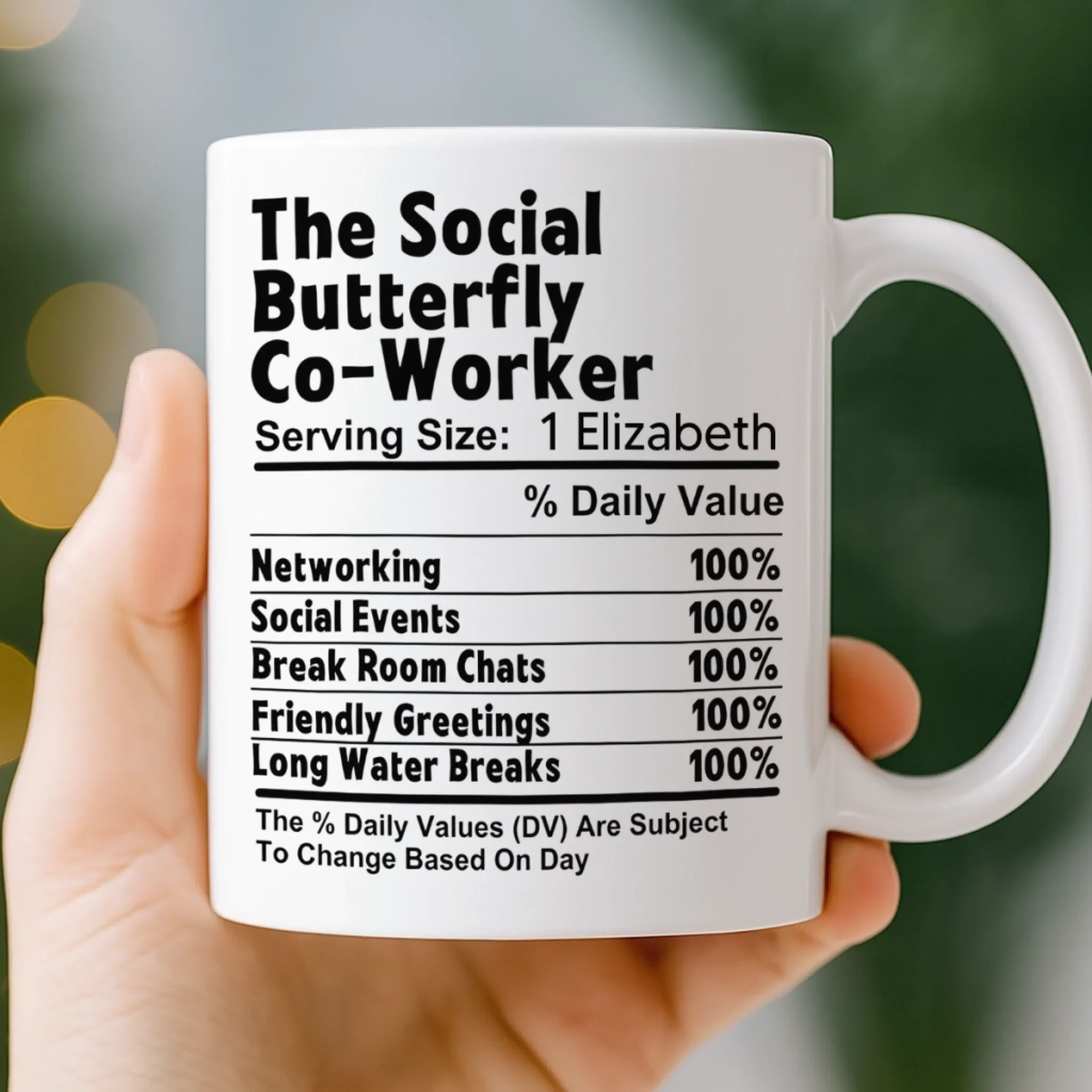 Custom Mug - Personalized Birthday Gifts For Coworker, Work Bestie - Teamwork Fueled By Coffee And Chaos - Image 4