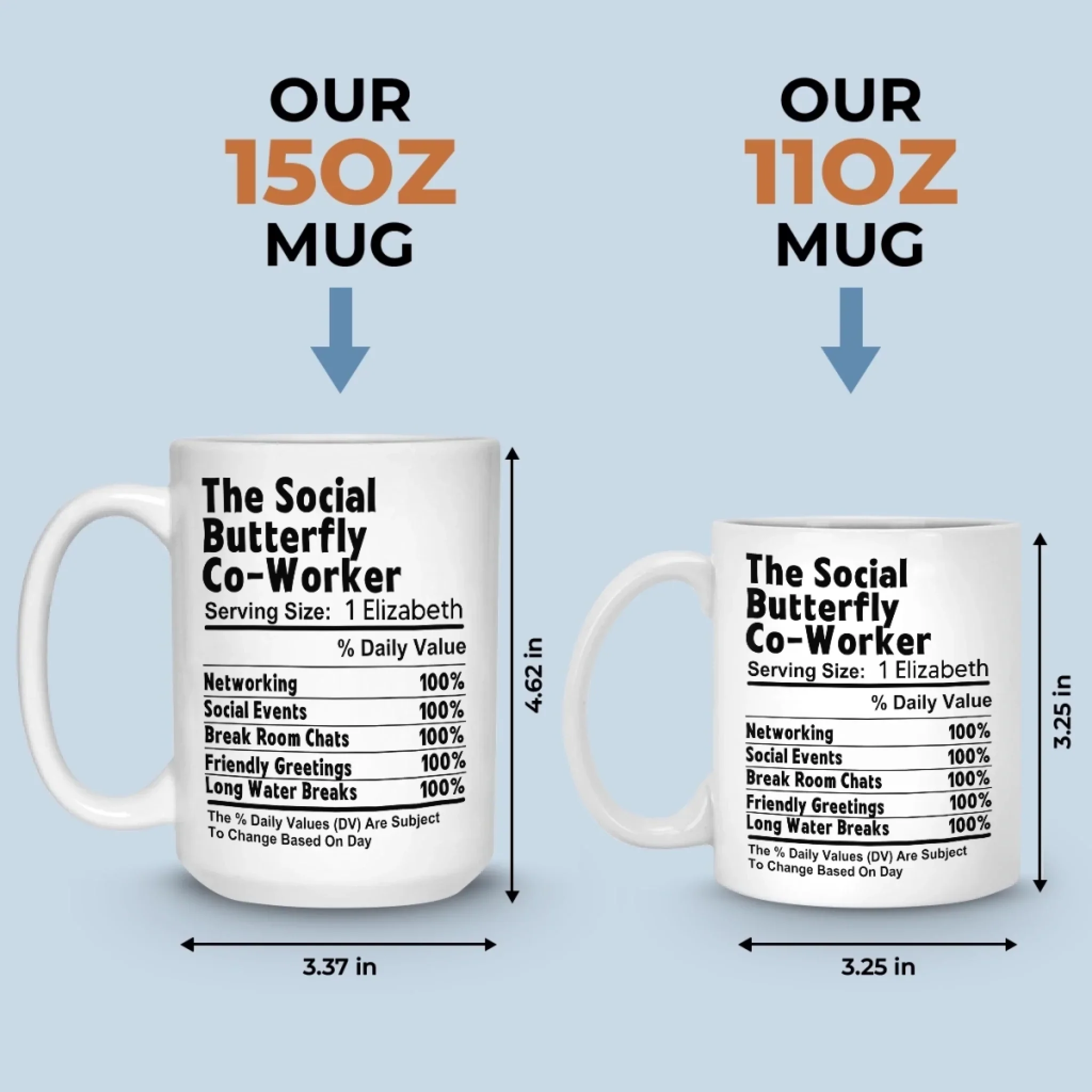 Custom Mug - Personalized Birthday Gifts For Coworker, Work Bestie - Teamwork Fueled By Coffee And Chaos - Image 7