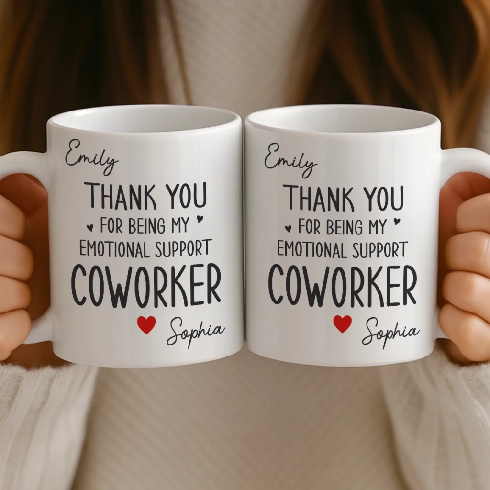 Custom Mug - Personalized Birthday Gifts For Coworker, Work Bestie - Teamwork Keeps Us Moving Forward - Image 4