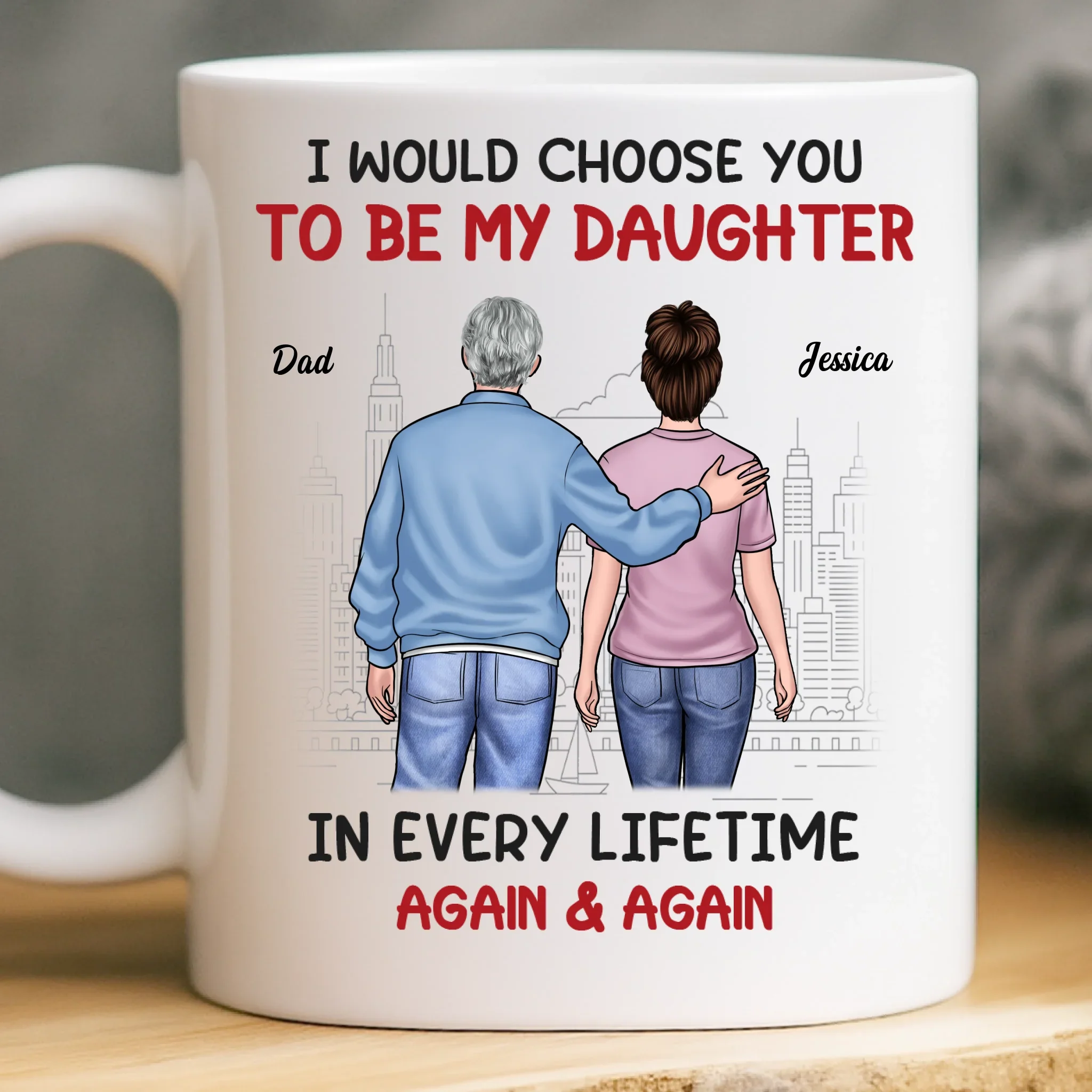 Custom Mug - Personalized Birthday Gifts For Dad, Daughter - Always My Little Princess - Image 2