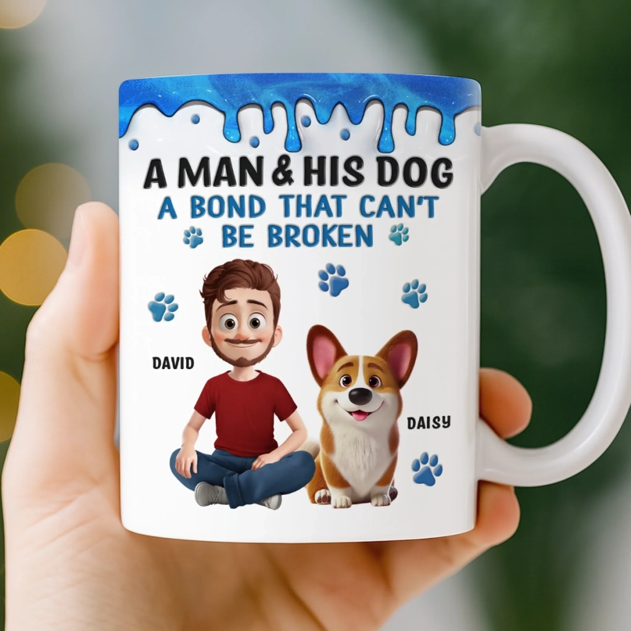 Custom Mug - Personalized Birthday Gifts For Dog Lovers, Dog Dad And Mom - Best Buds For Life - Image 4