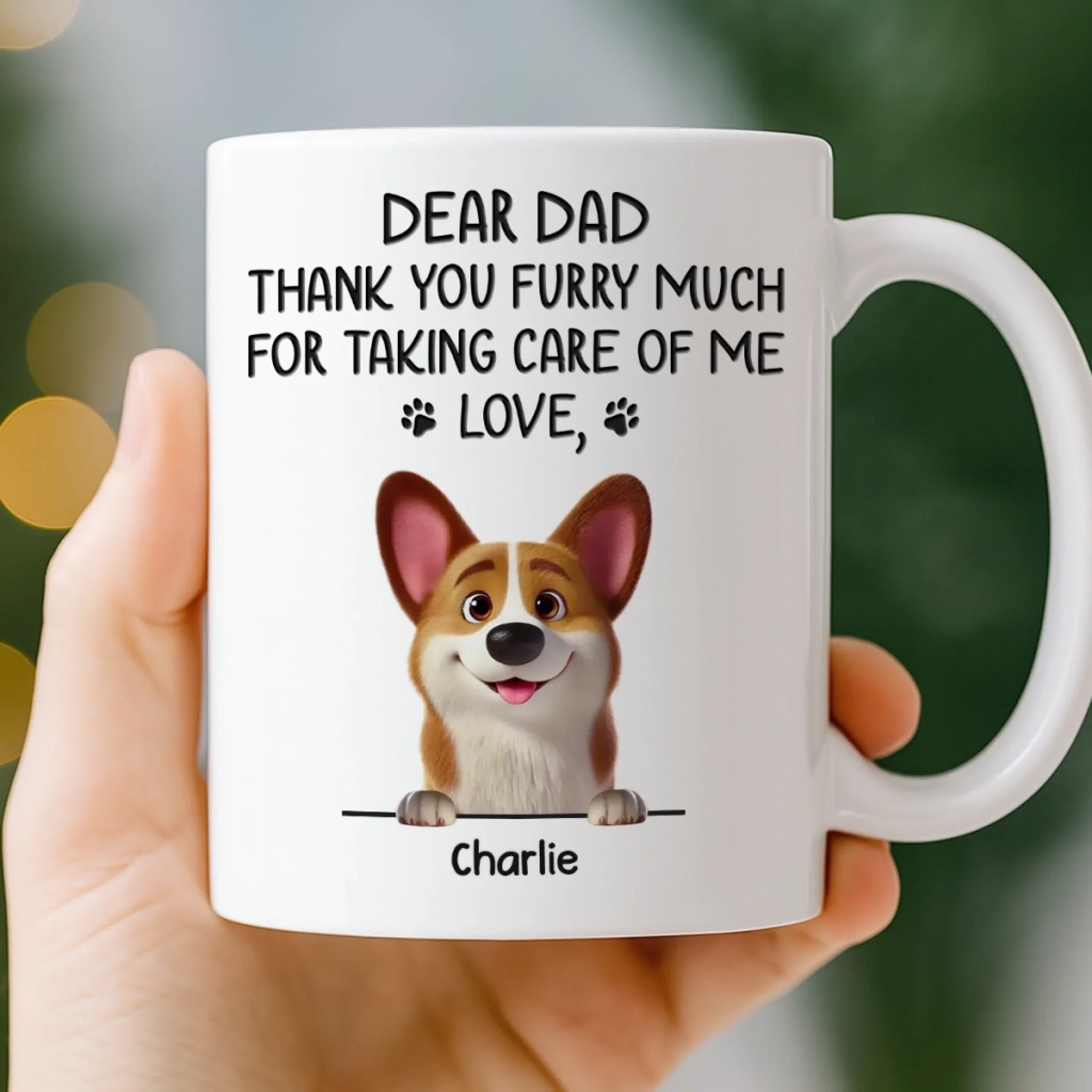 Custom Mug - Personalized Birthday Gifts For Dog Lovers, Dog Dad And Mom - Easily Distracted By Dogs - Image 3