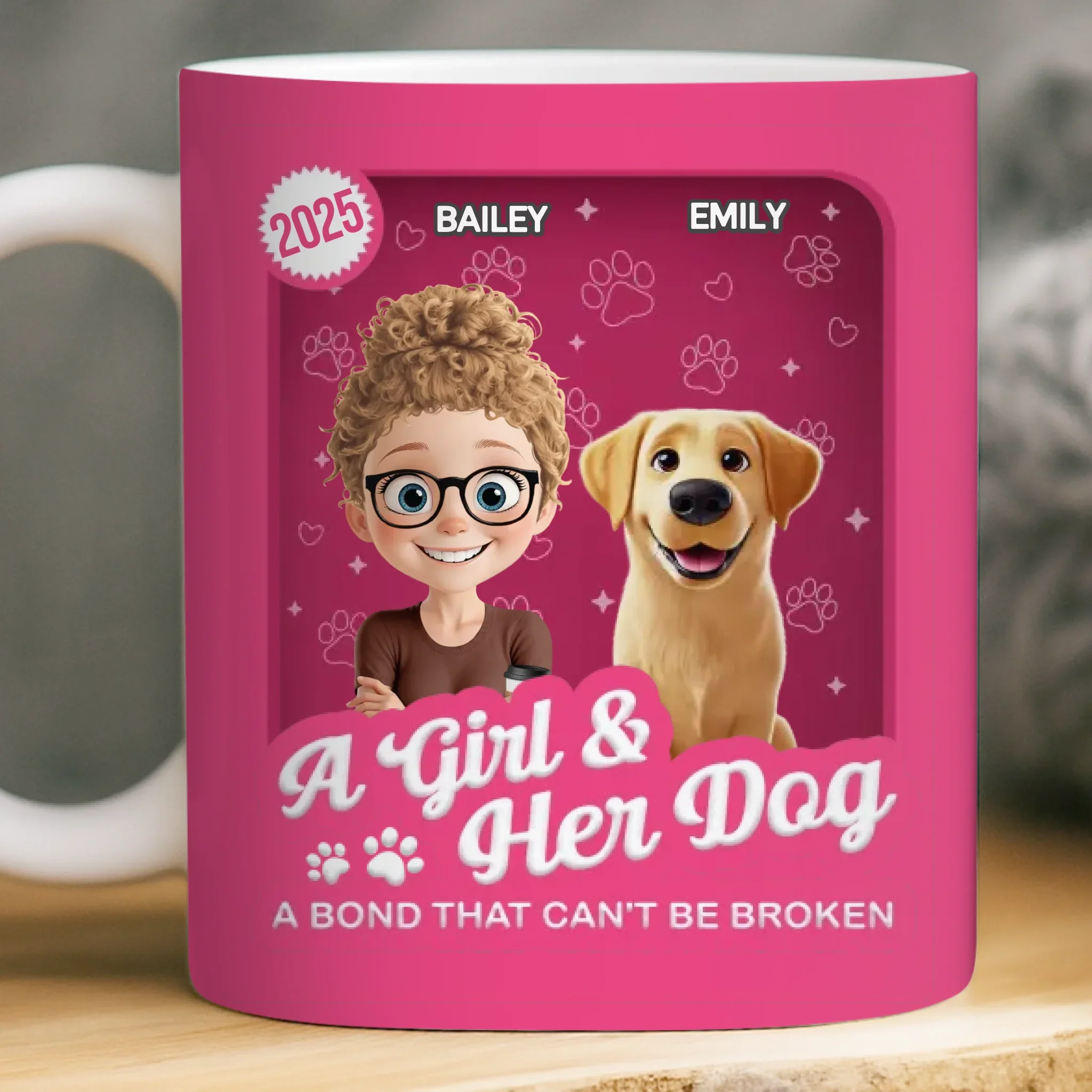 Custom Mug - Personalized Birthday Gifts For Dog Lovers, Dog Dad And Mom - Forever My Little Buddy - Image 3