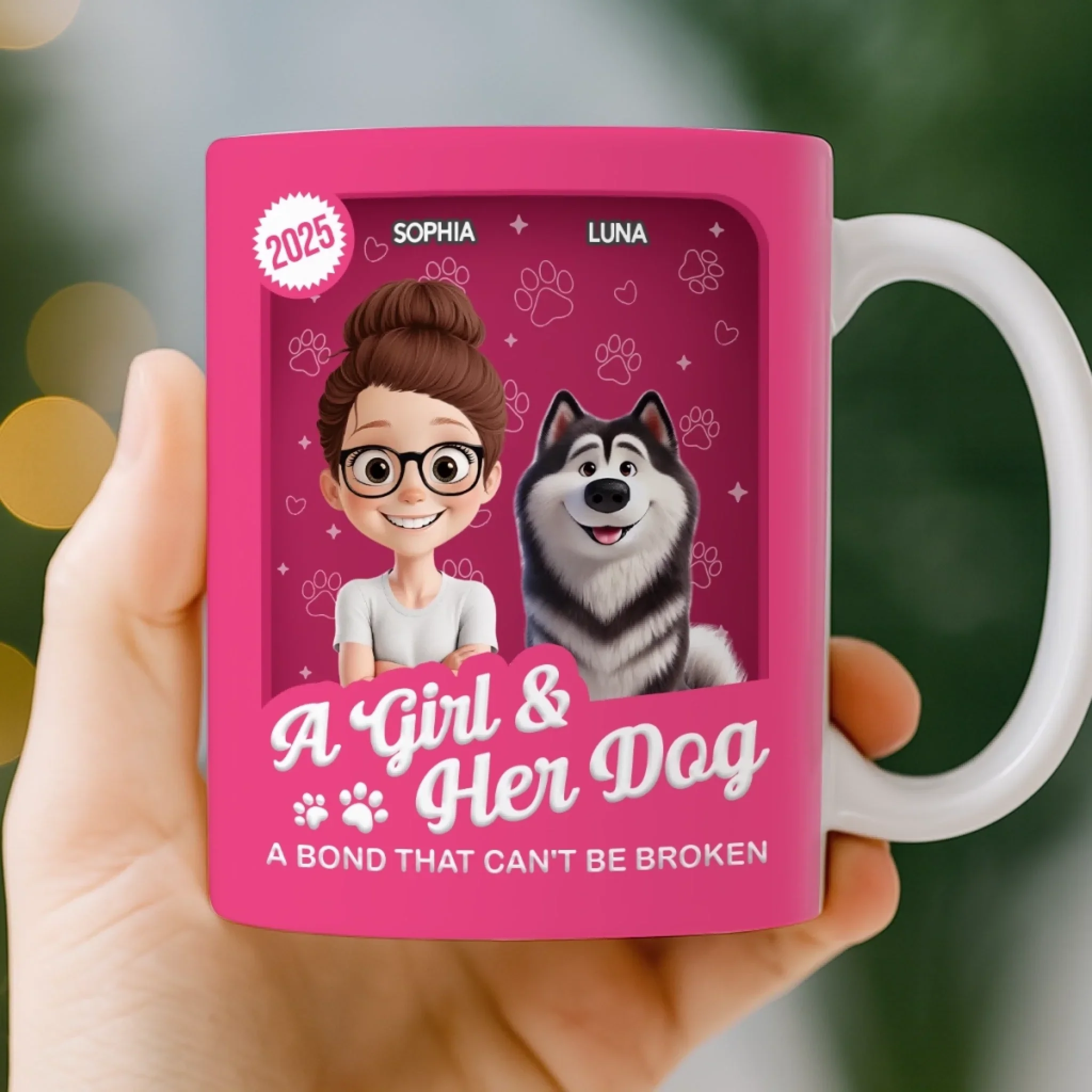 Custom Mug - Personalized Birthday Gifts For Dog Lovers, Dog Dad And Mom - Forever My Little Buddy - Image 4