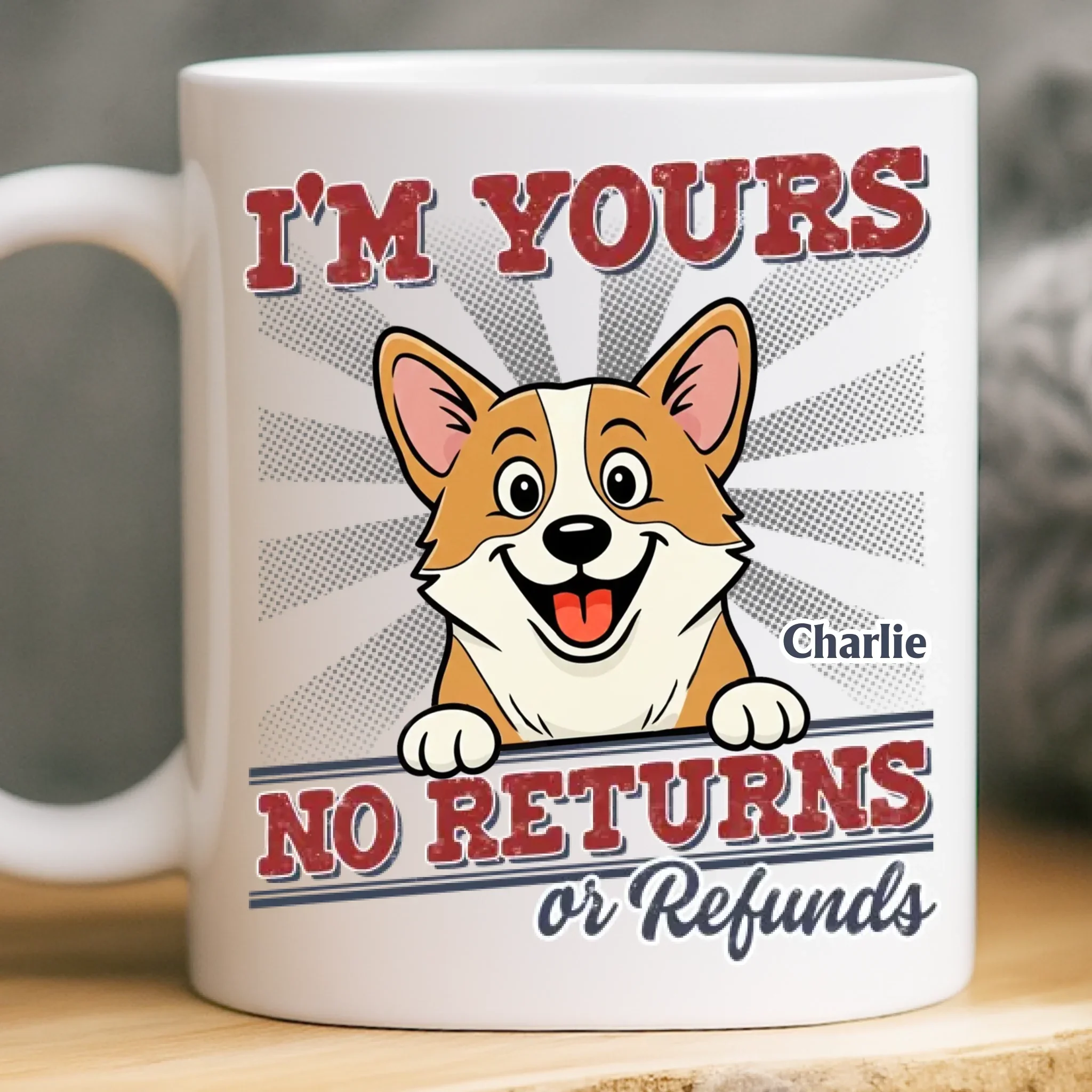 Custom Mug - Personalized Birthday Gifts For Dog Lovers, Dog Dad And Mom - Forever Your Problem - Image 2