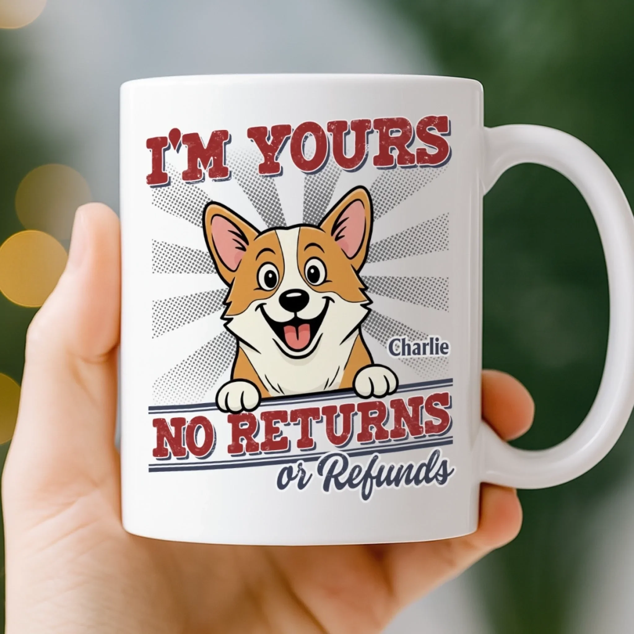 Custom Mug - Personalized Birthday Gifts For Dog Lovers, Dog Dad And Mom - Forever Your Problem - Image 3