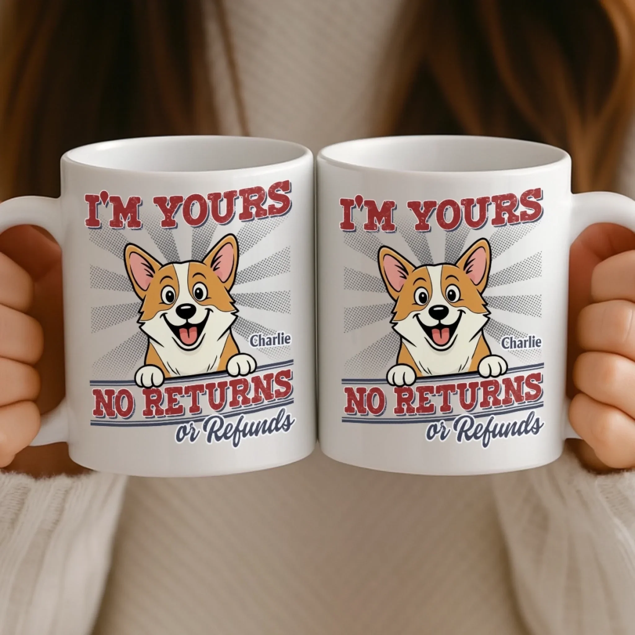 Custom Mug - Personalized Birthday Gifts For Dog Lovers, Dog Dad And Mom - Forever Your Problem - Image 4