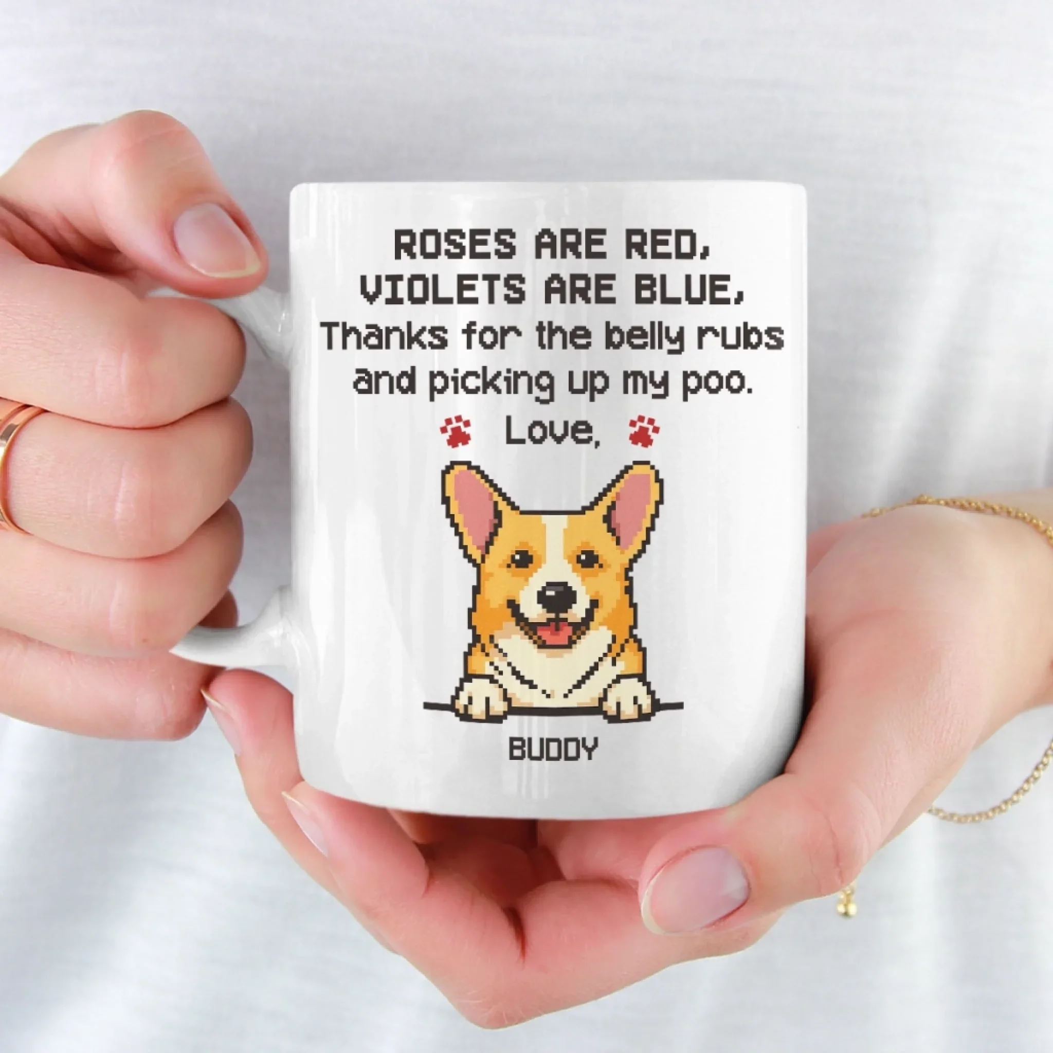 Custom Mug - Personalized Birthday Gifts For Dog Lovers, Dog Dad And Mom - Raising Spirits, Wagging Tails - Image 3