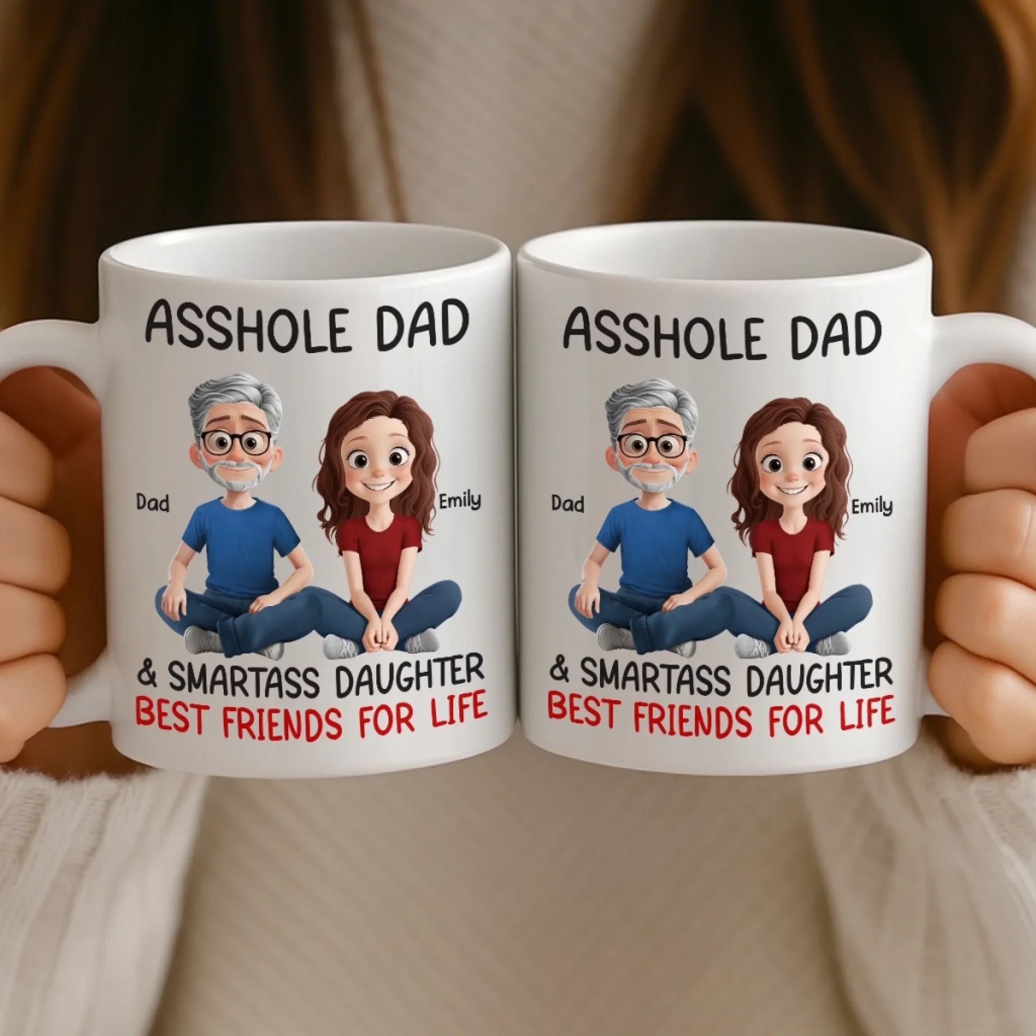 Custom Mug - Personalized Birthday Gifts For Mom, Dad, Daughter, Son - You Make Ordinary Days Golden - Image 4