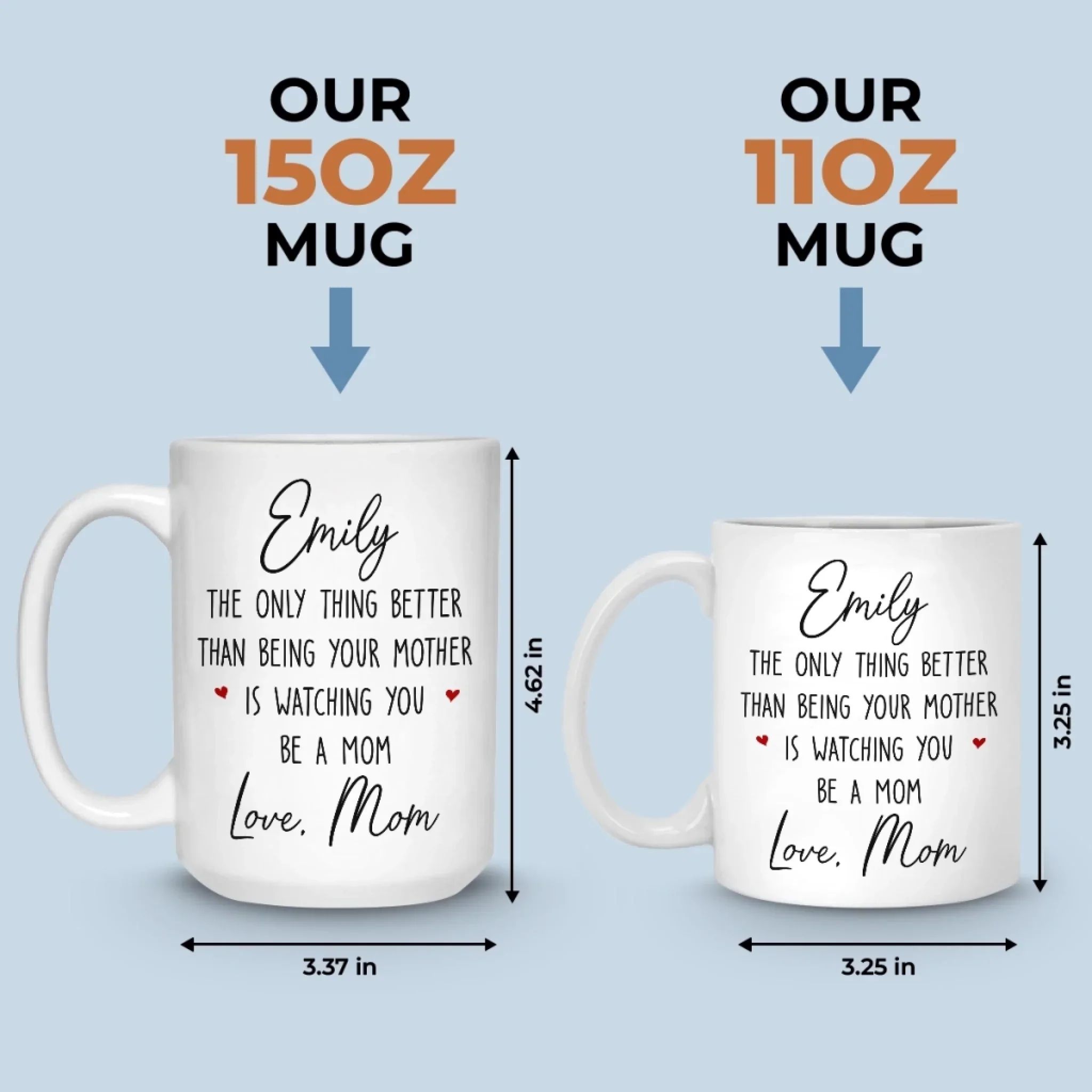 Custom Mug - Personalized Birthday Gifts For Mom, Dad, Son, Daughter - You Are Our Brightest Joy - Image 6