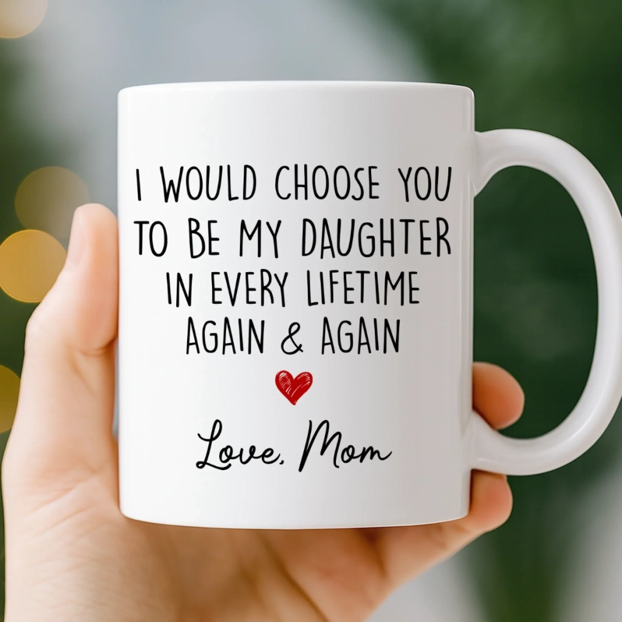 Custom Mug - Personalized Birthday Gifts For Mom, Dad, Son, Daughter - You Warm My World - Image 3