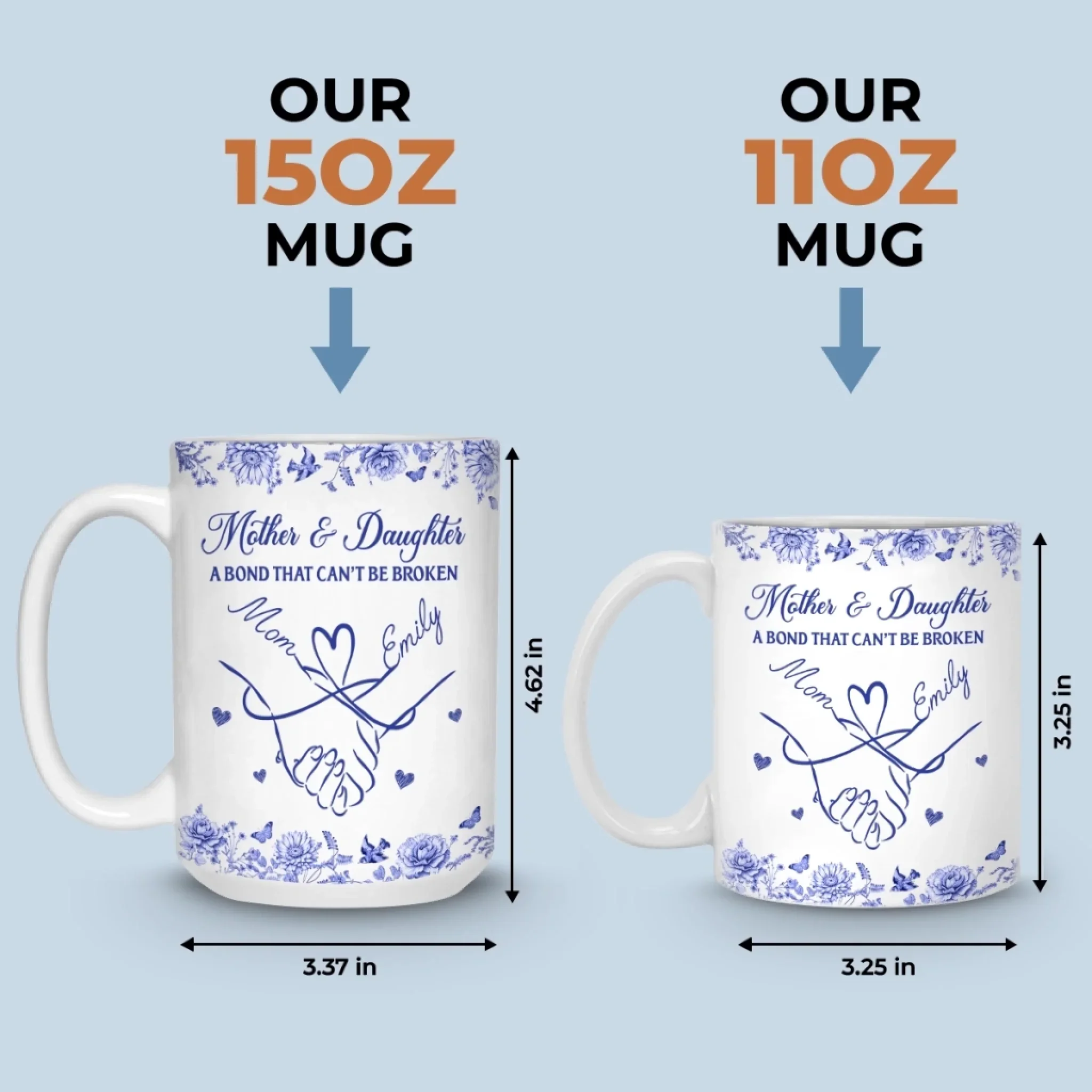 Custom Mug- Personalized Birthday Gifts For Mom, Daughter - Made Of Your Care - Image 7