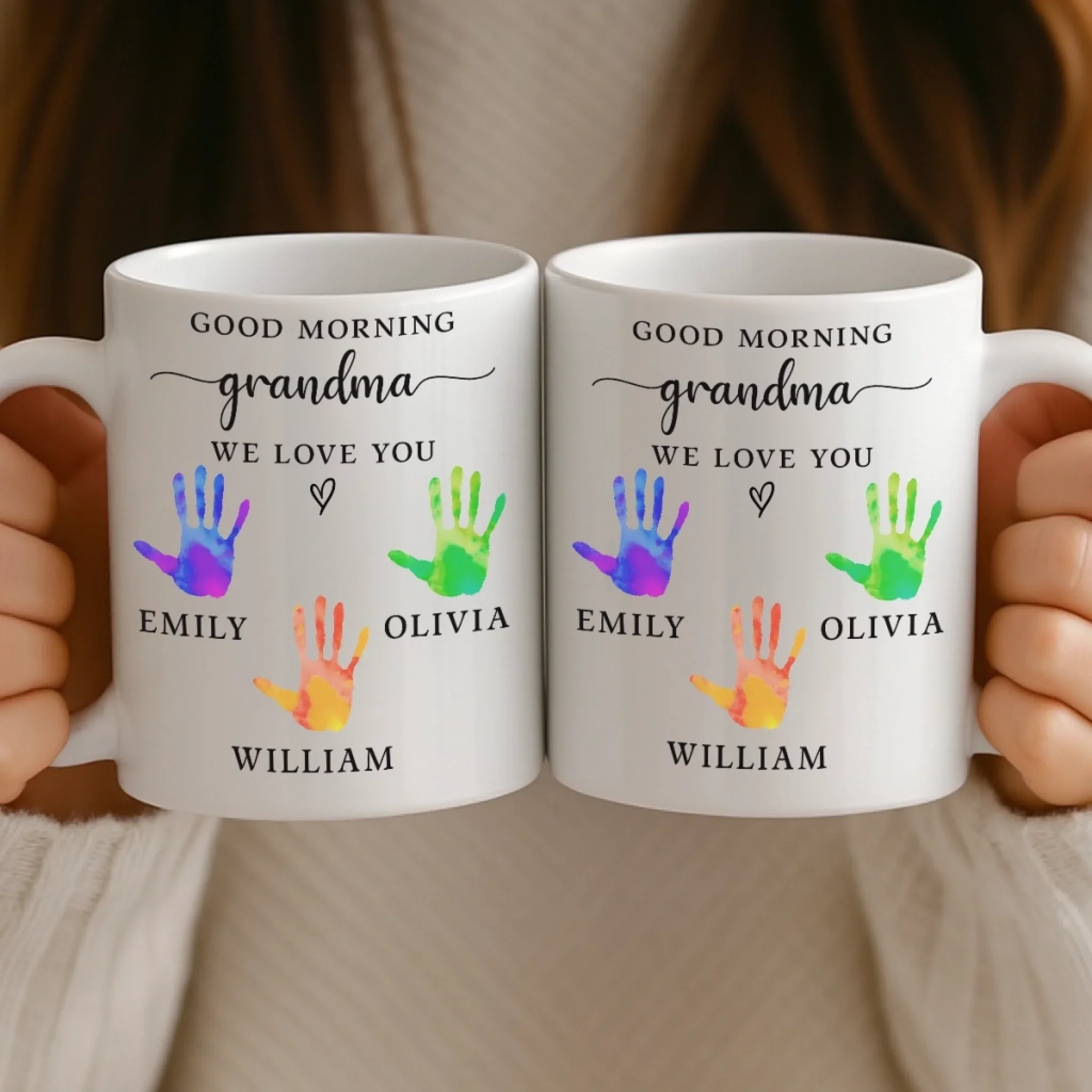 Custom Mug - Personalized Birthday Gifts For Mom, Grandma - Forever Grateful For You - Image 4