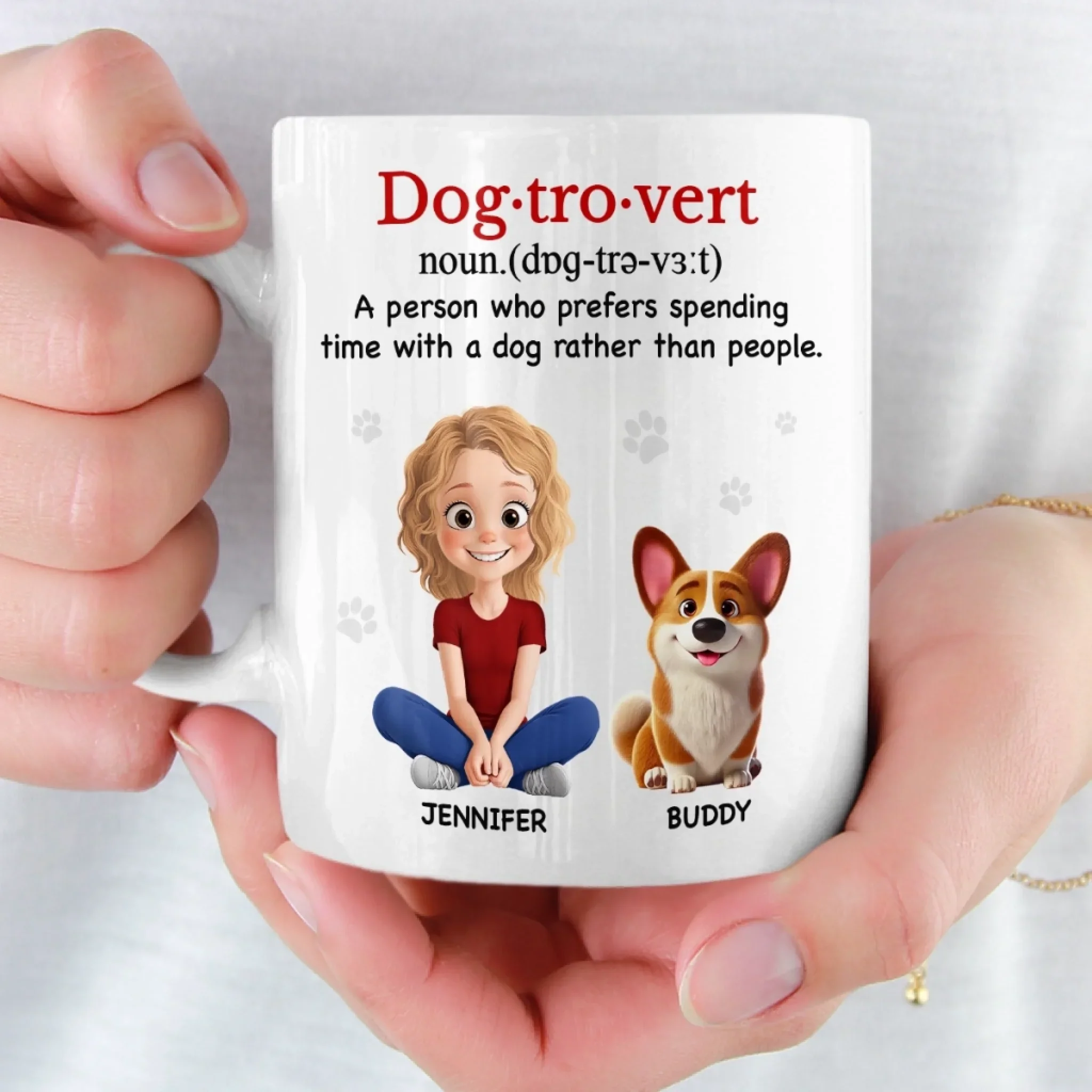 Custom Mug - Personalized Christmas Birthday Gifts For Dog Cat Lovers, Dog Dad And Mom, Cat Owners - You Make My Days Softer - Image 5