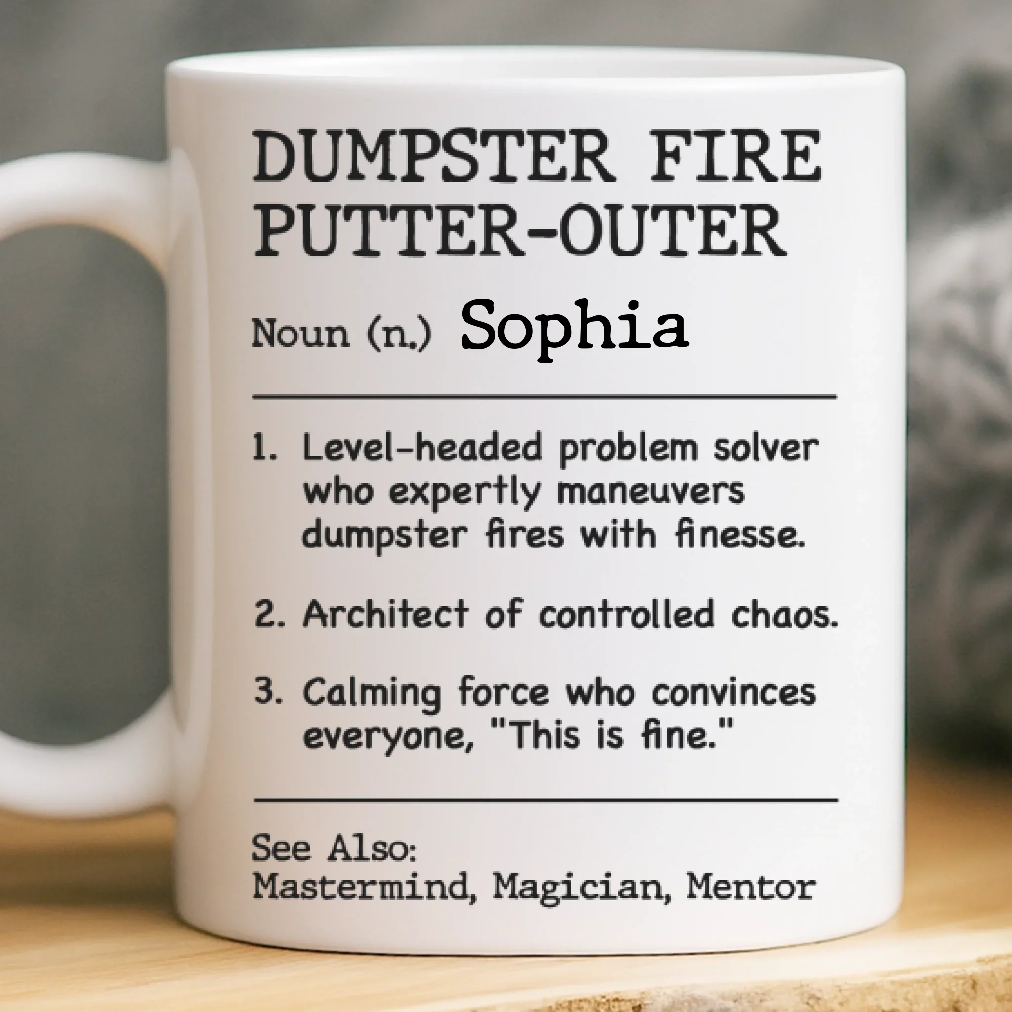 Custom Mug - Personalized Christmas Funny Gifts For Best Friends, Family, Coworker, Work Bestie - Morning Hater - Image 2