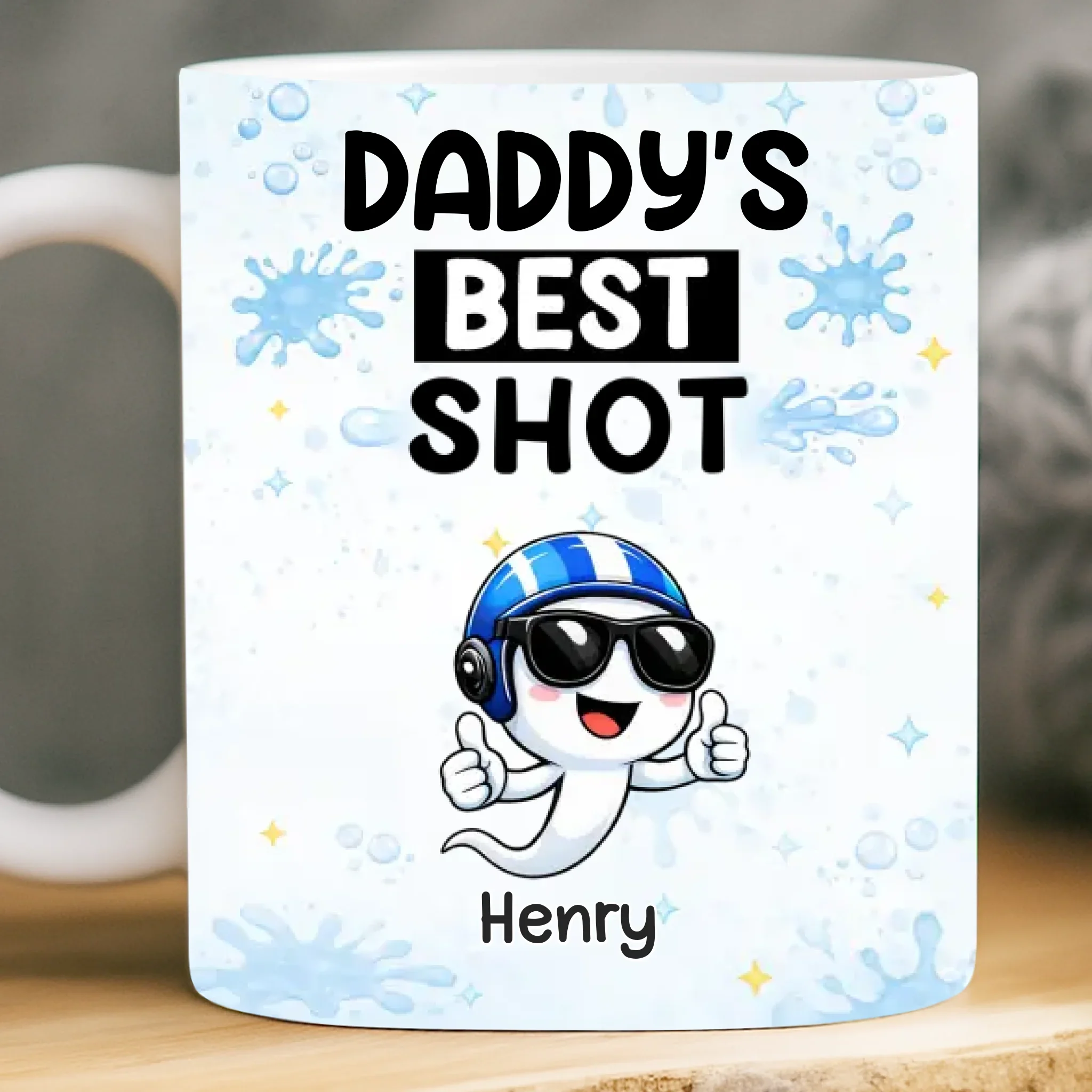 Custom Mug - Personalized Funny Father's Day Birthday Gifts For Dad - The Heart Of Our Family - Image 2