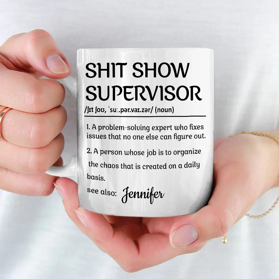 Custom Mug - Personalized Funny Gifts For Best Friends, Family, Coworker, Work Bestie - A Problem Solving Expert - Image 3