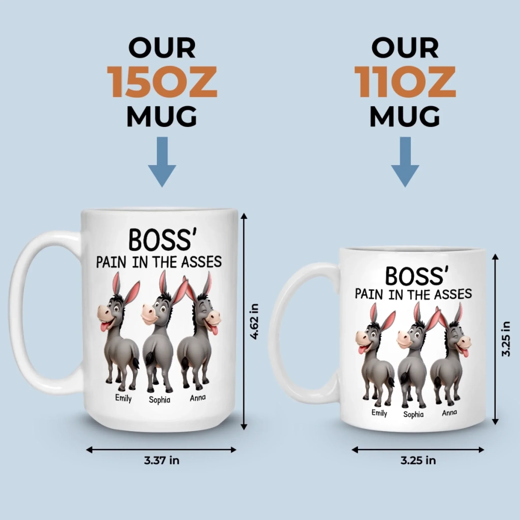 Custom Mug - Personalized Funny Gifts For Coworker, Work Bestie - Team Spirit Always Lifts Me Up - Image 6