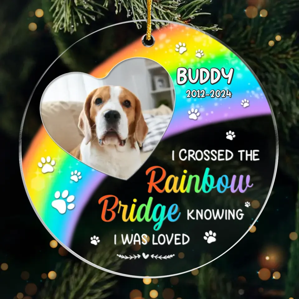 Custom Photo A Beautiful Soul Remembered - Memorial Personalized Custom Ornament - Acrylic Custom Shaped - Sympathy Gift For Pet Owners, Pet Lovers - Image 2